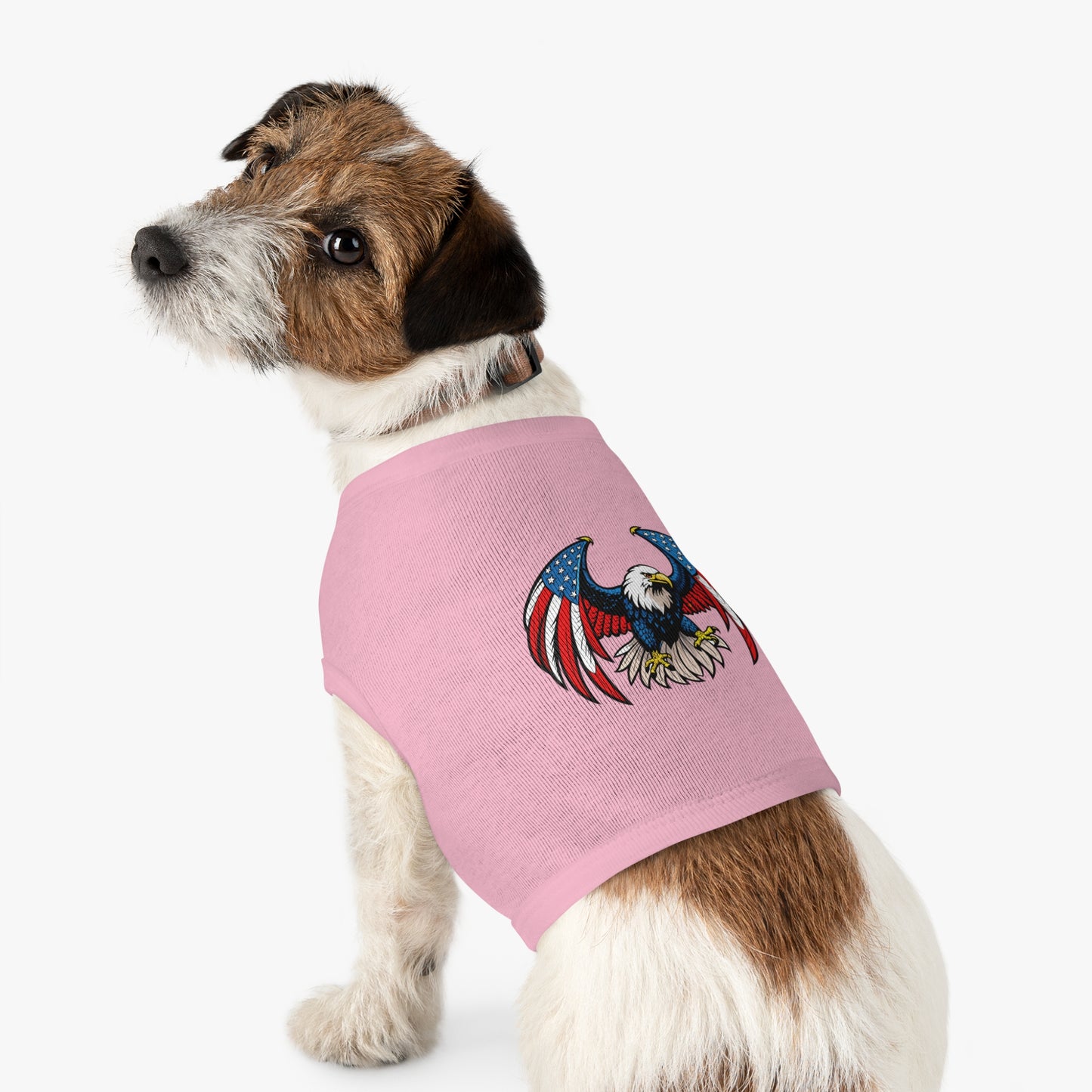 Princess Grace Patriotic Pet Tank Top USA Flag Eagle Design