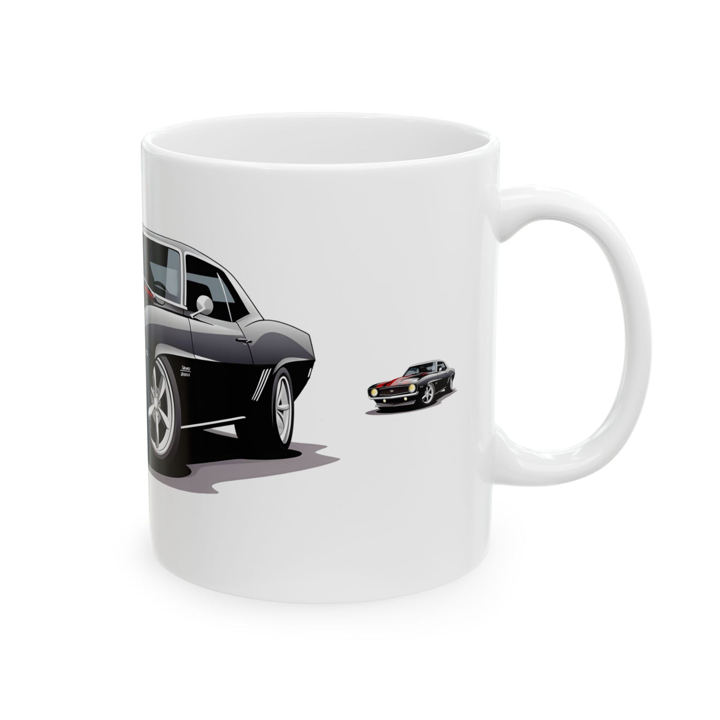 Princess Grace Classic Muscle Car Ceramic Mug 11oz & 15oz Perfect Gift for Car Enthusiasts