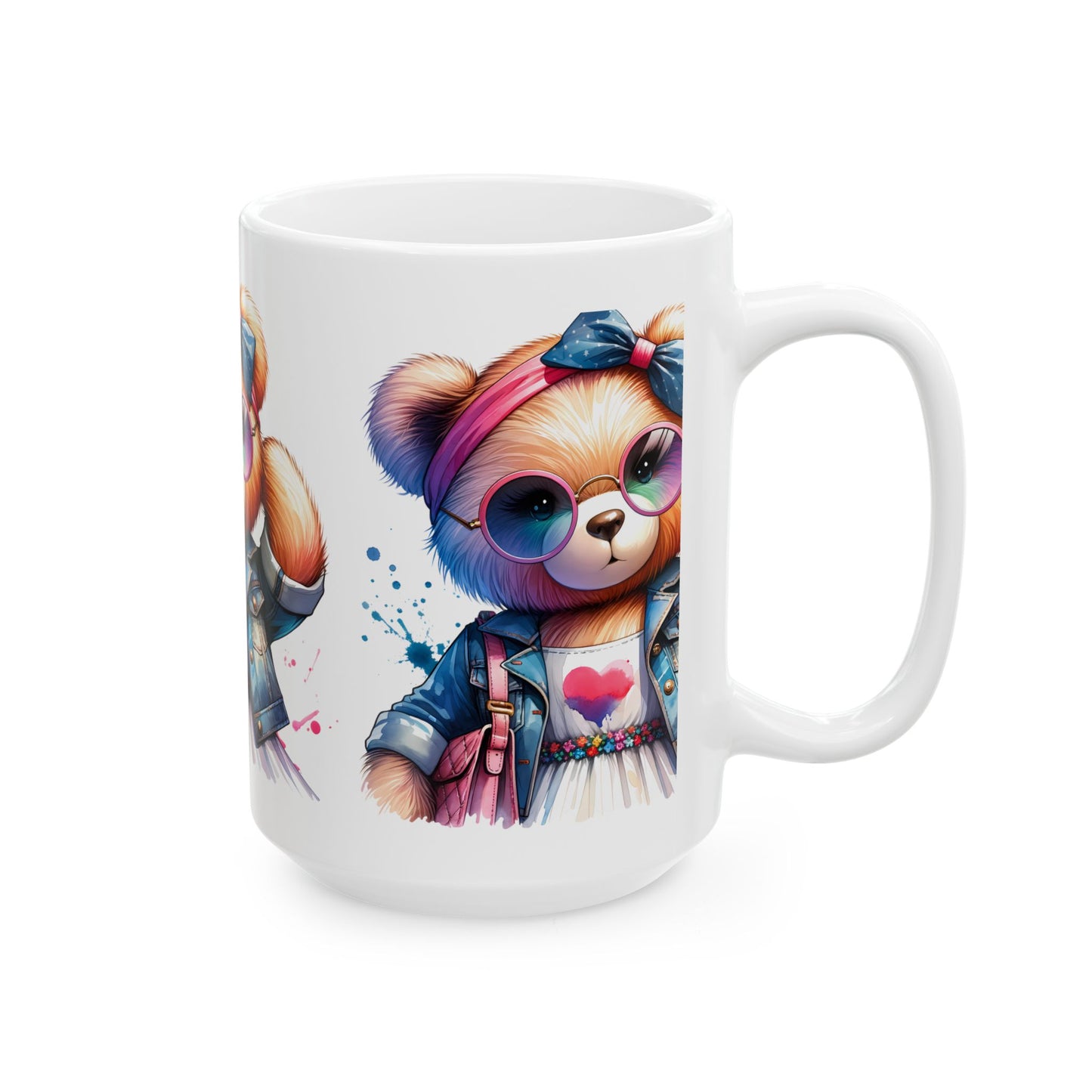 Princess Grace Cute Bear Themed Ceramic Mug 11oz & 15oz