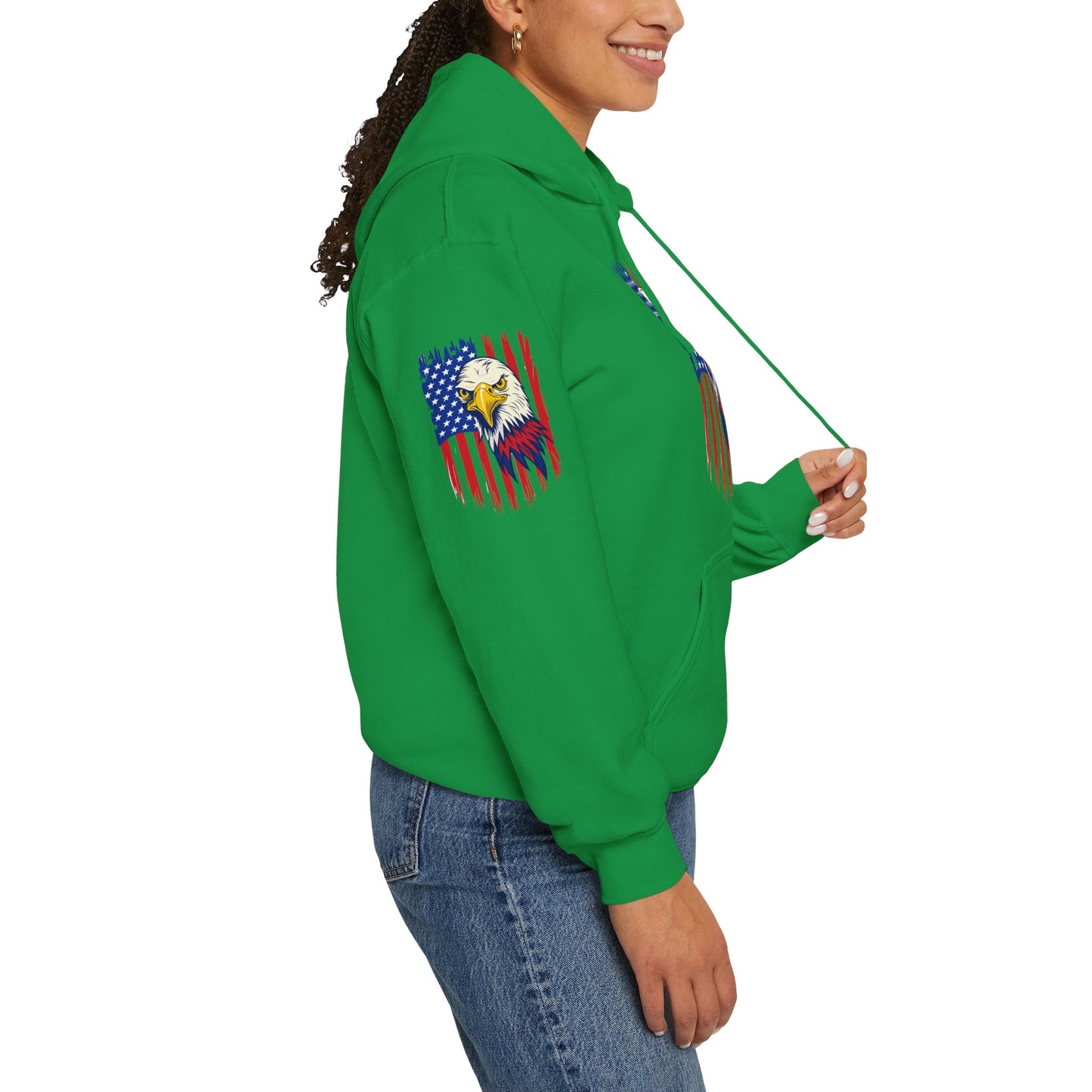 Princess Grace Patriotic Eagle Unisex Heavy Blend Hoodie