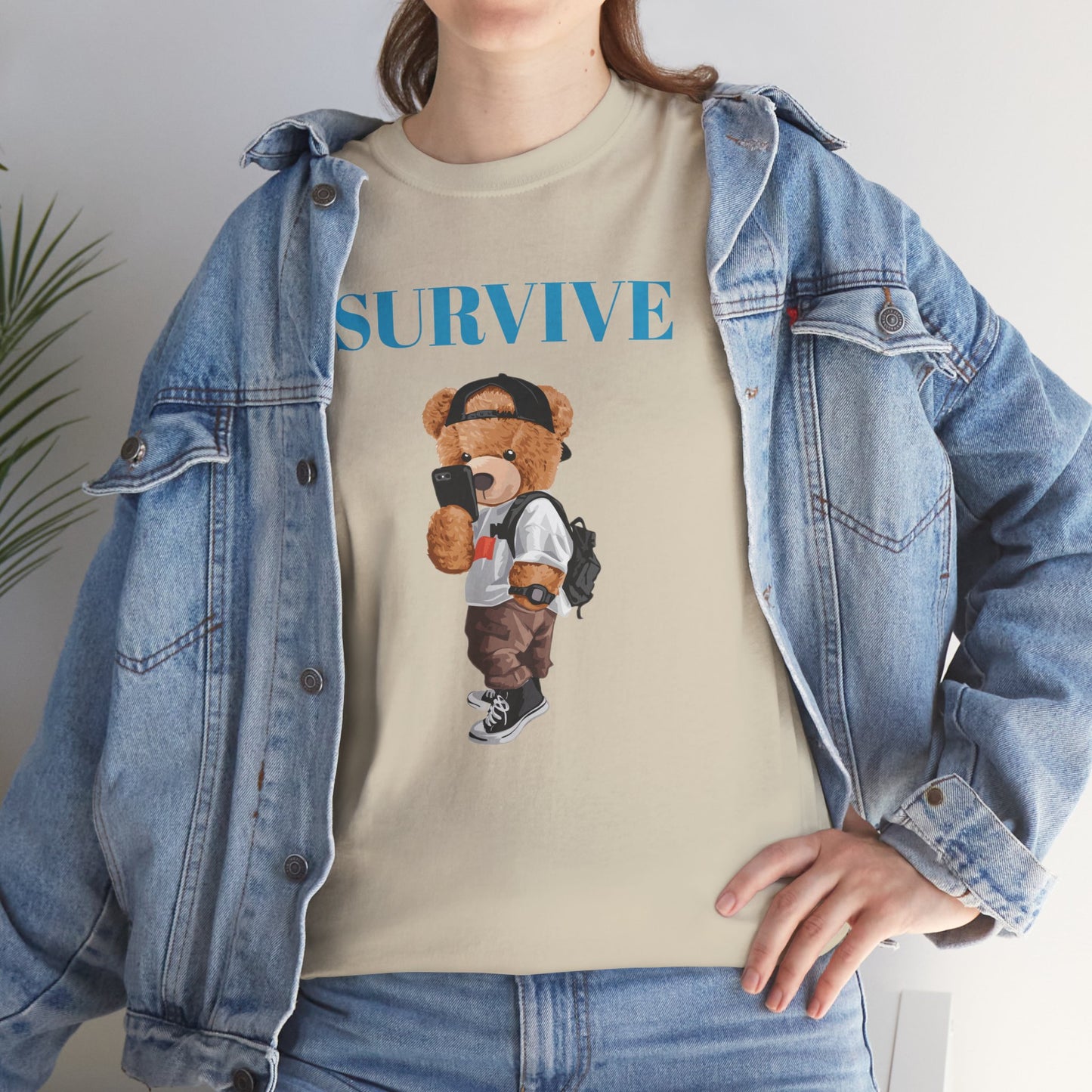 Princess Grace Survive Graphic Unisex Heavy Cotton Tee Stylish Casual Wear
