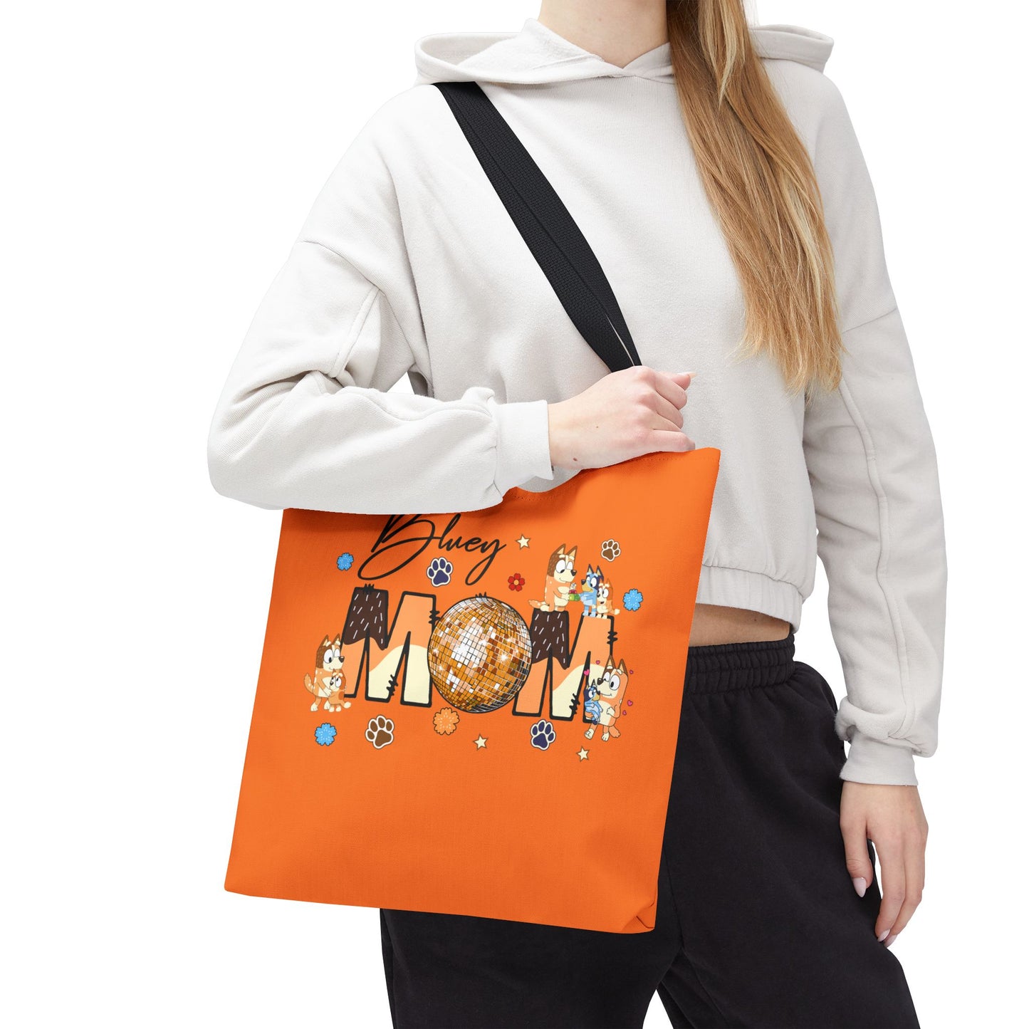 Princess Grace Chic Bluey Mom Tote Bag Stylish Dog-Themed Accessory for Pet Lovers