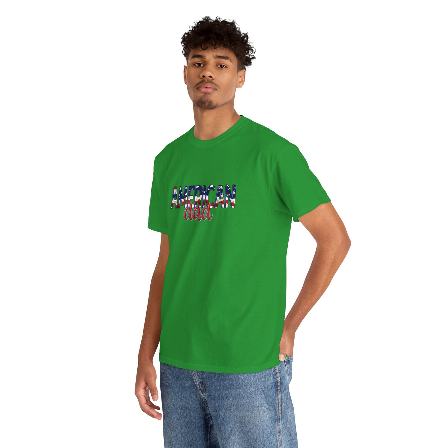 Princess Grace Patriotic American Dad Tee Unisex Heavy Cotton T-Shirt
