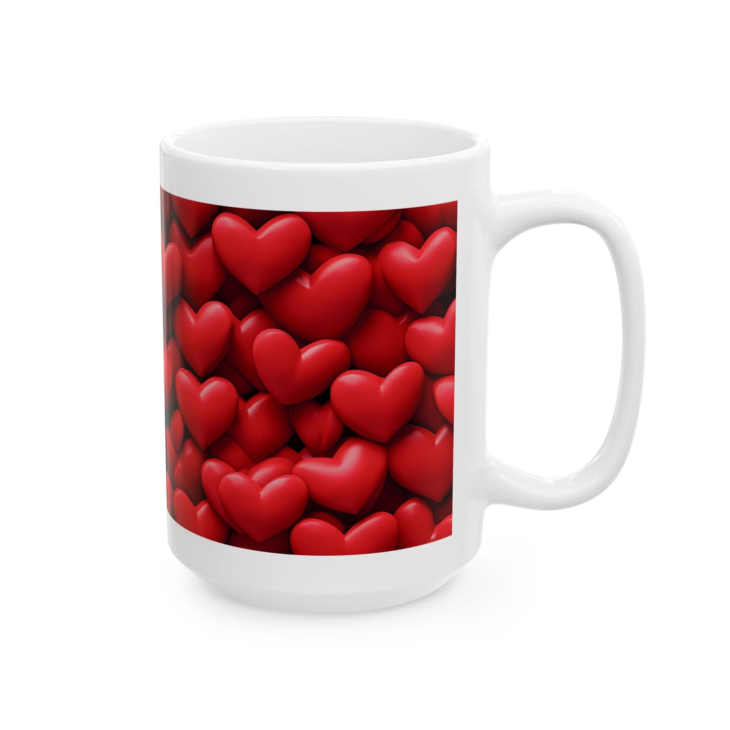 Princess Grace Heartfelt Love Ceramic Mug Perfect for Valentine's Day & Romantic Gifts