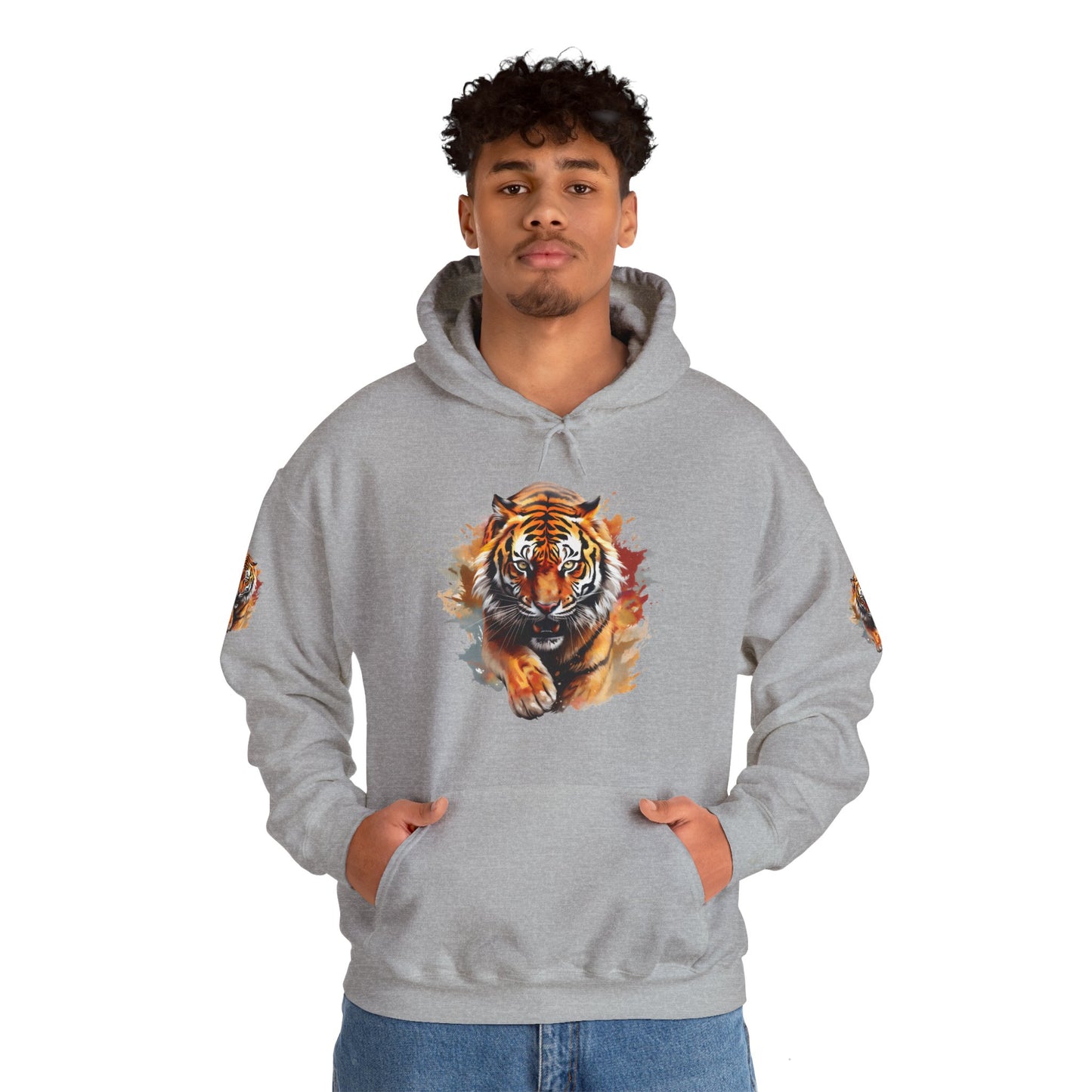 Princess Grace Fierce Tiger Graphic Unisex Heavy Blend Hoodie