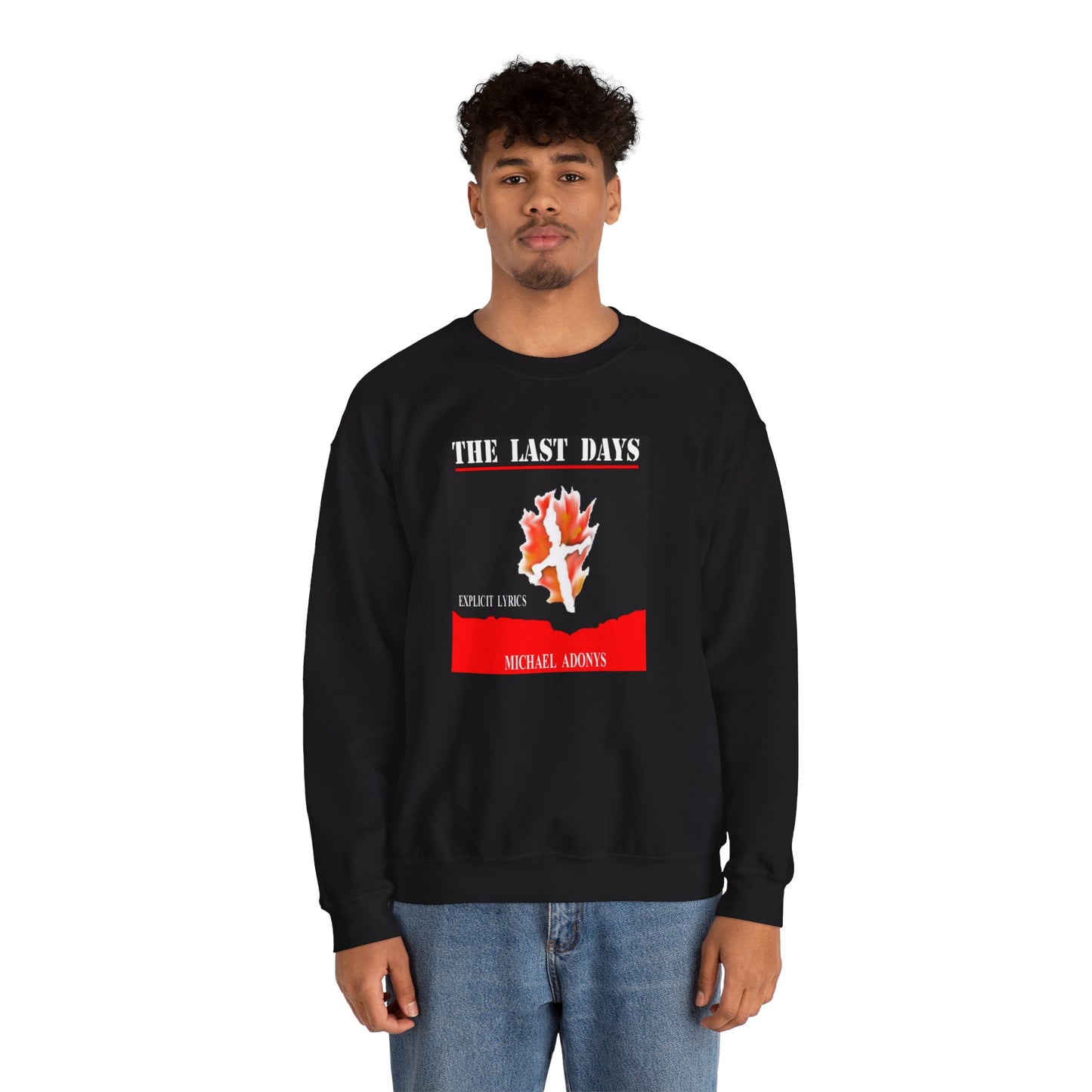 Michael Adonys The Last Days Crewneck Sweatshirt Unisex Heavy Blend