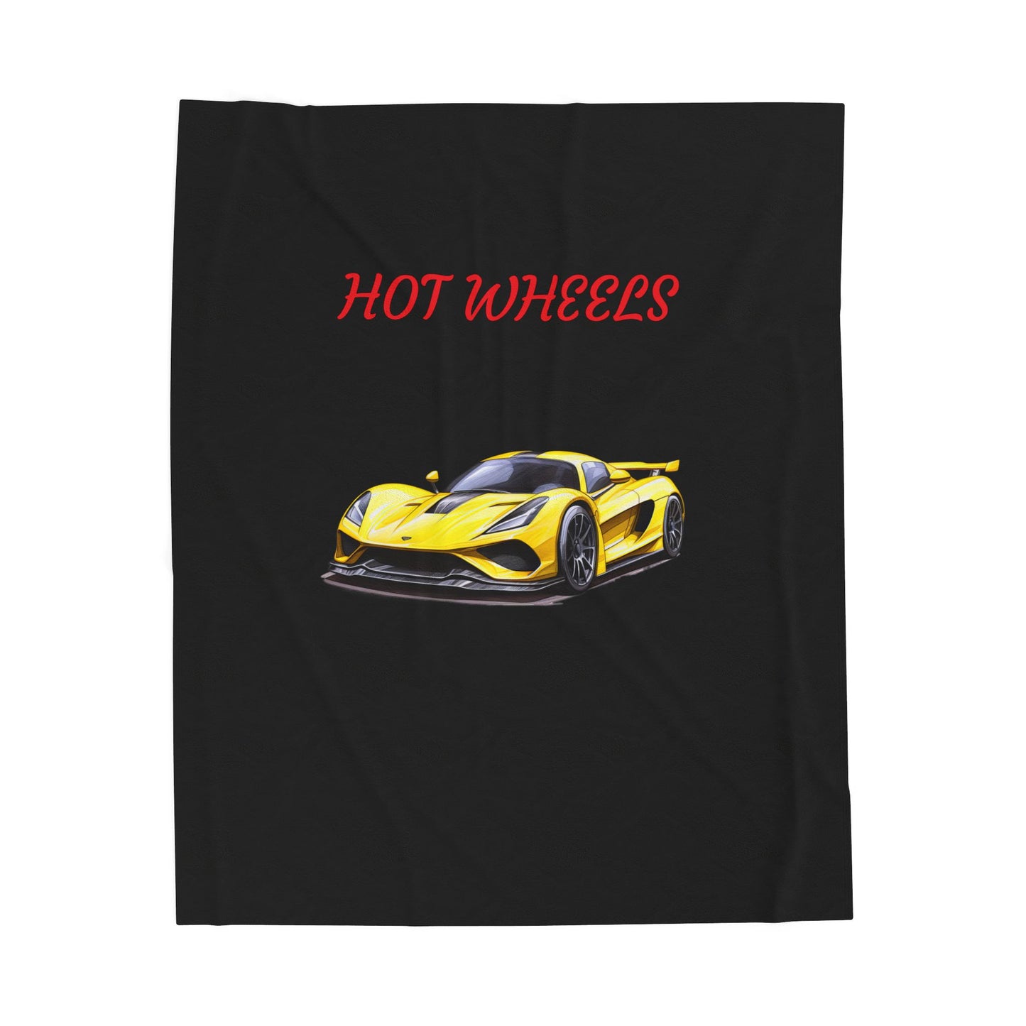Princess Grace Hot Wheels Velveteen Plush Blanket Cozy Car Themed Throw for Kids and Car Enthusiasts