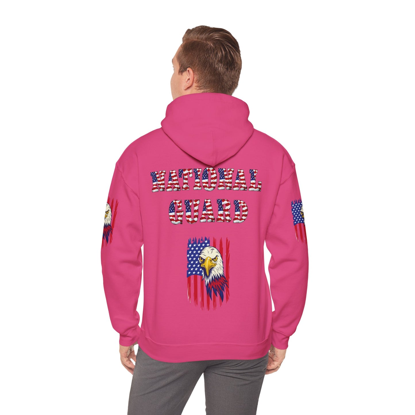 Princess Grace National Guard Patriotic Hoodie Unisex Heavy Blend Sweatshirt