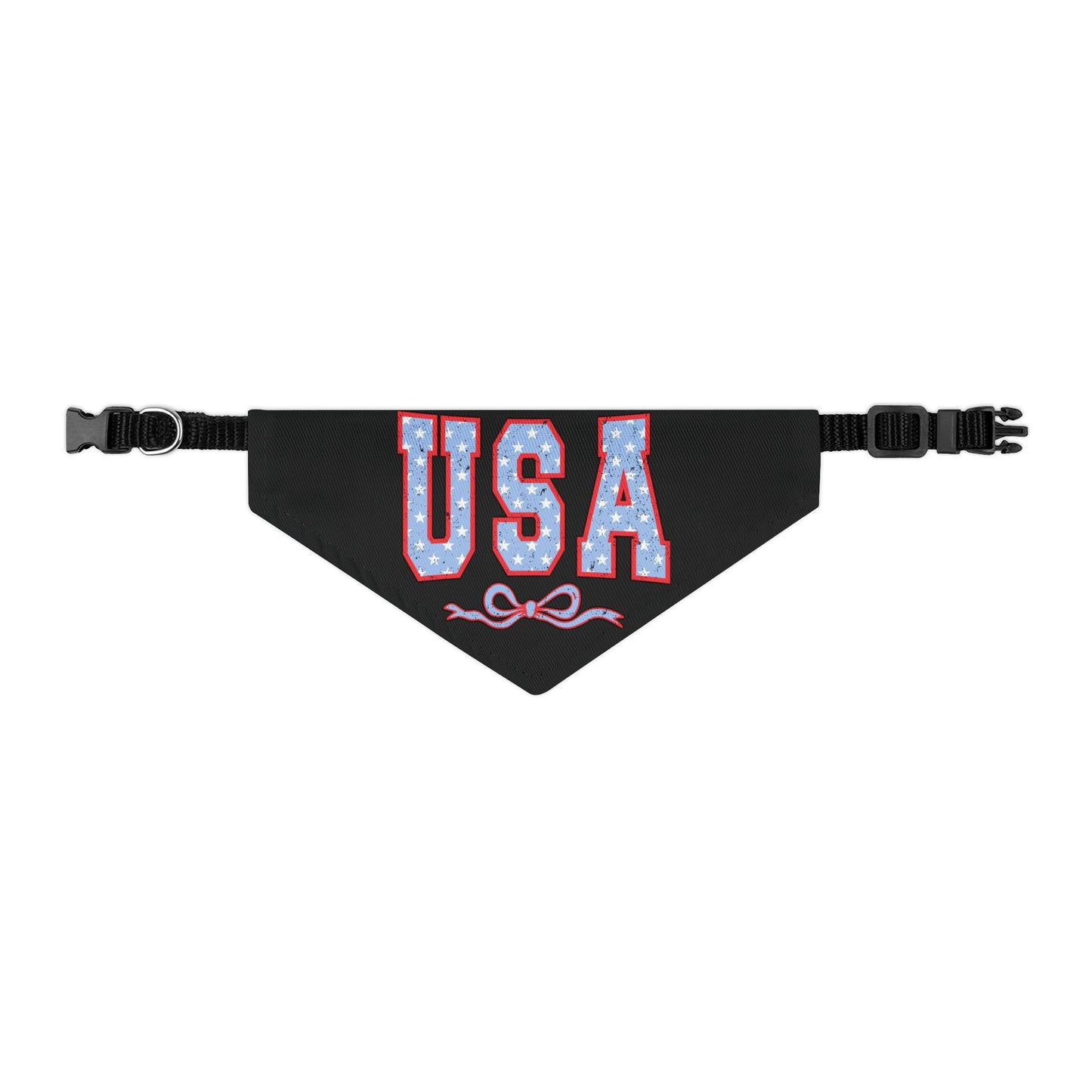 Princess Grace USA Pet Bandana Collar Patriotic Dog Accessory for Independence Day