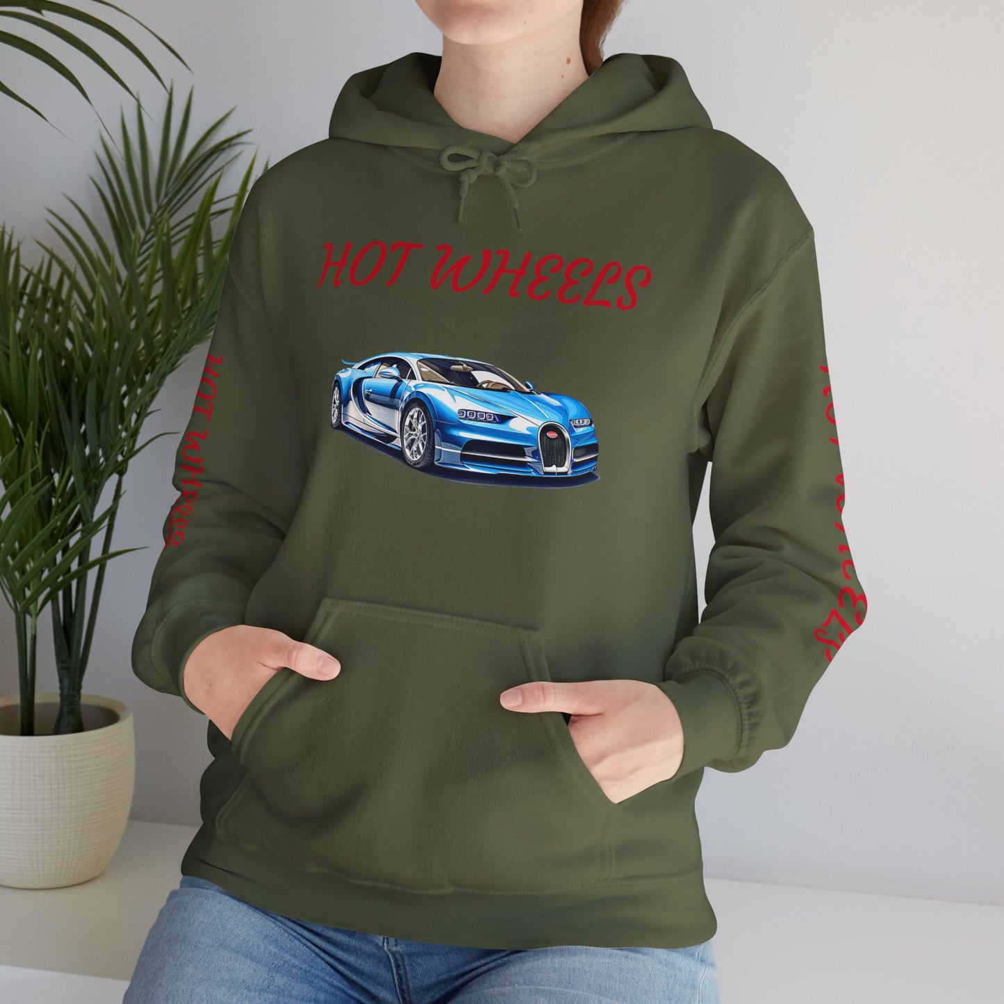 Princess Grace Hot Wheels Unisex Hoodie Cool Car Design Perfect for Automotive Enthusiasts