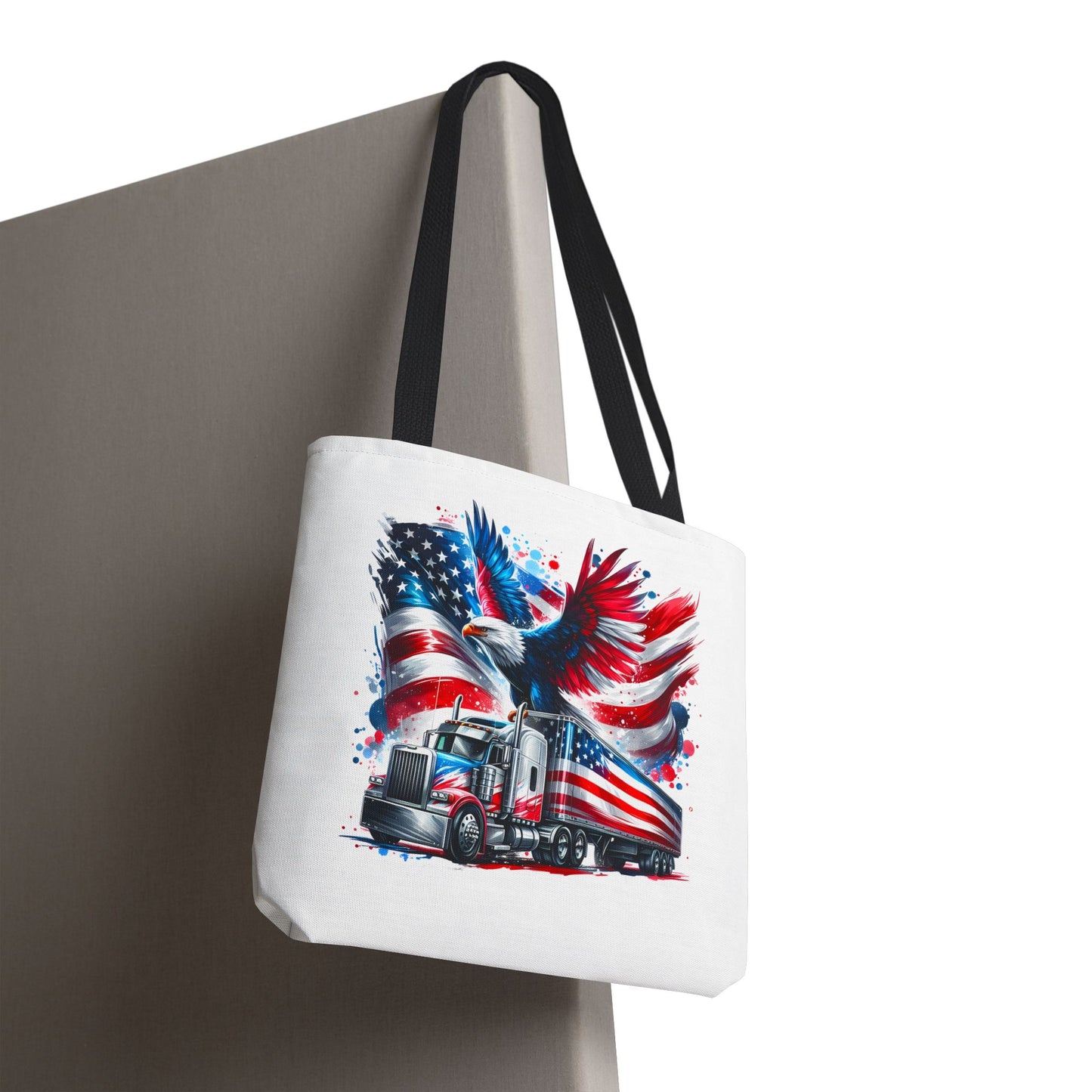 Princess Grace Patriotic Eagle Tote Bag American Flag Design