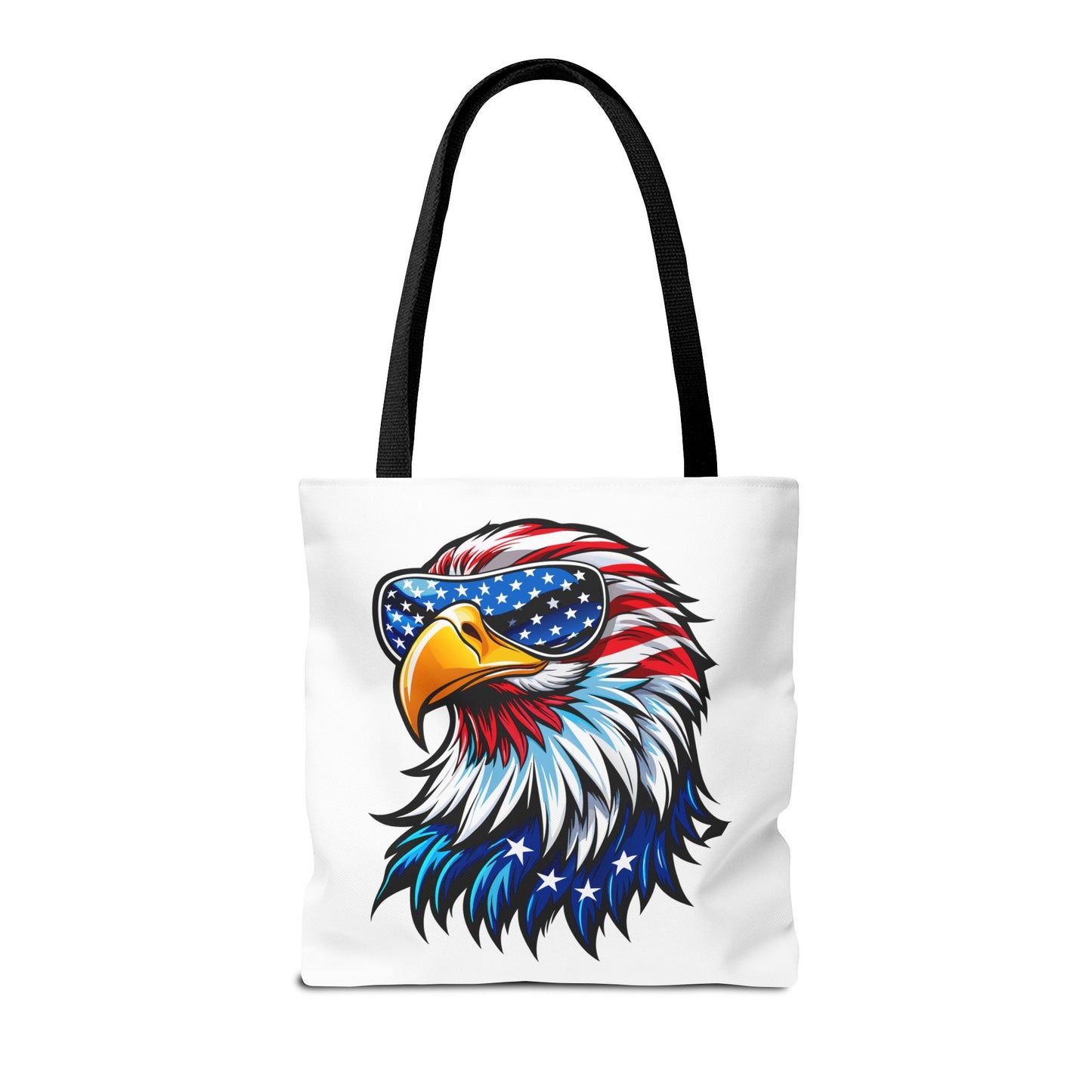 Princess Grace Patriotic Eagle Tote Bag Cool American Eagle Design for Fourth of July & Everyday Use