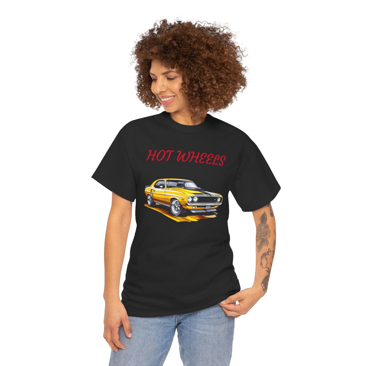 Princess Grace Vintage Hot Wheels Unisex Heavy Cotton Tee Classic Car Design