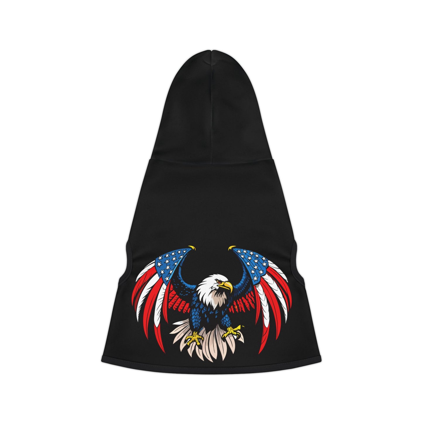 Princess Grace Patriotic Pet Hoodie with Eagle Design for Dog Lovers