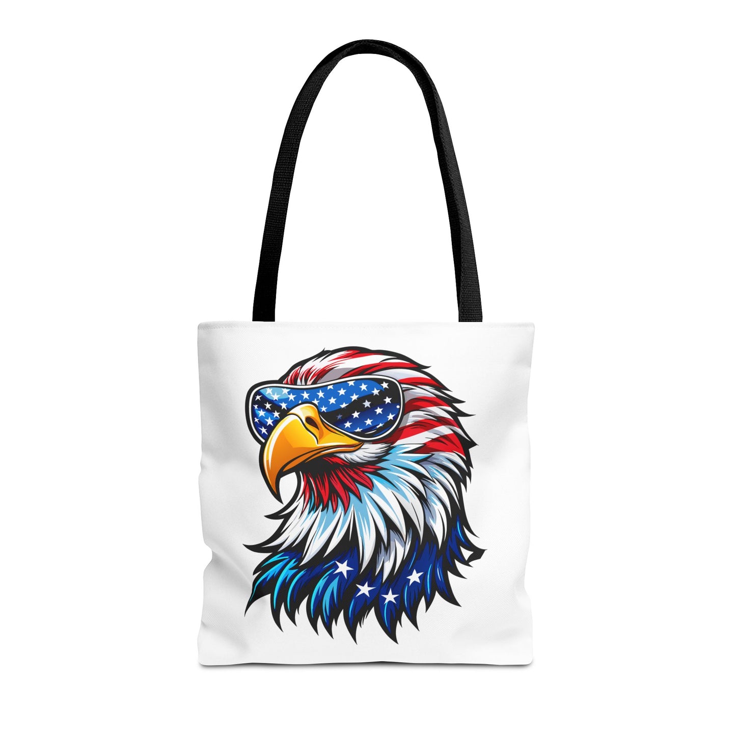 Princess Grace Patriotic Eagle Tote Bag Cool American Eagle Design for Fourth of July & Everyday Use