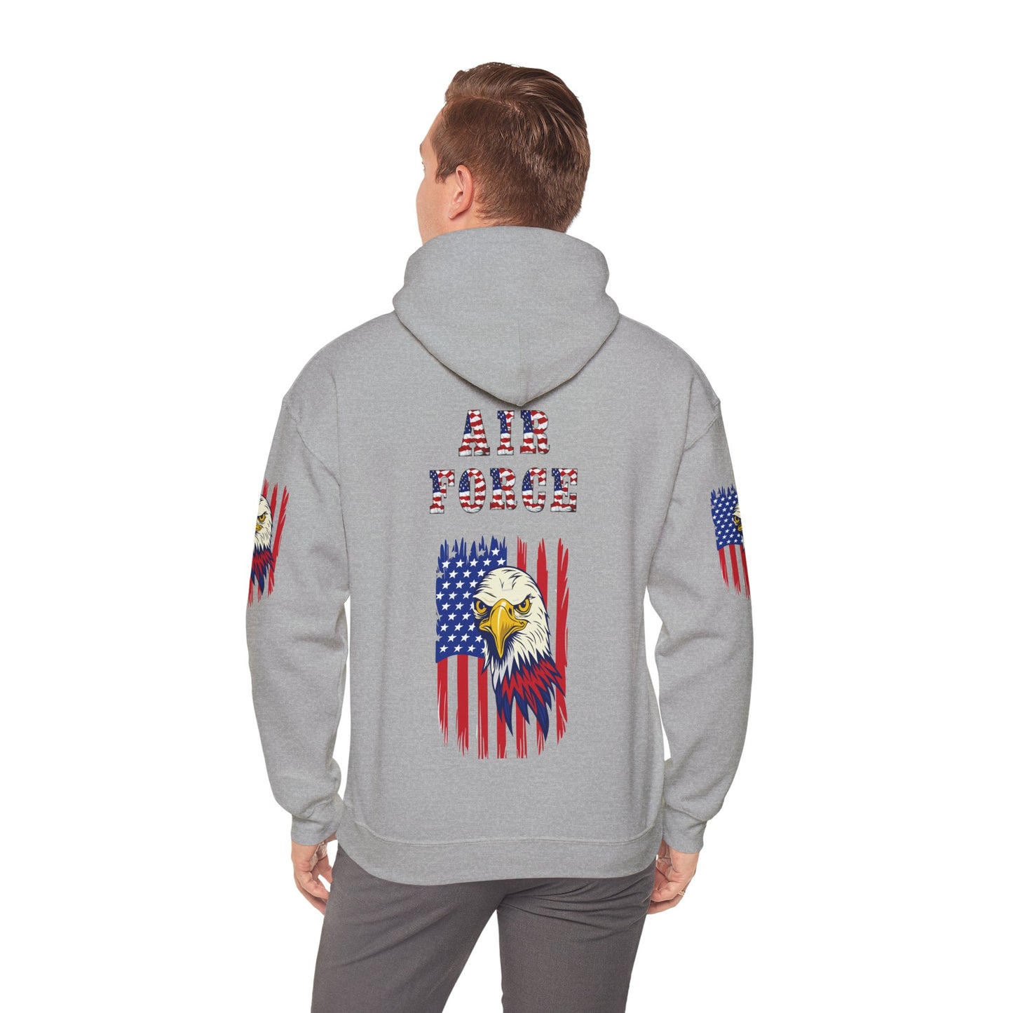 Princess Grace Unisex Air Force Hoodie with Eagle Design
