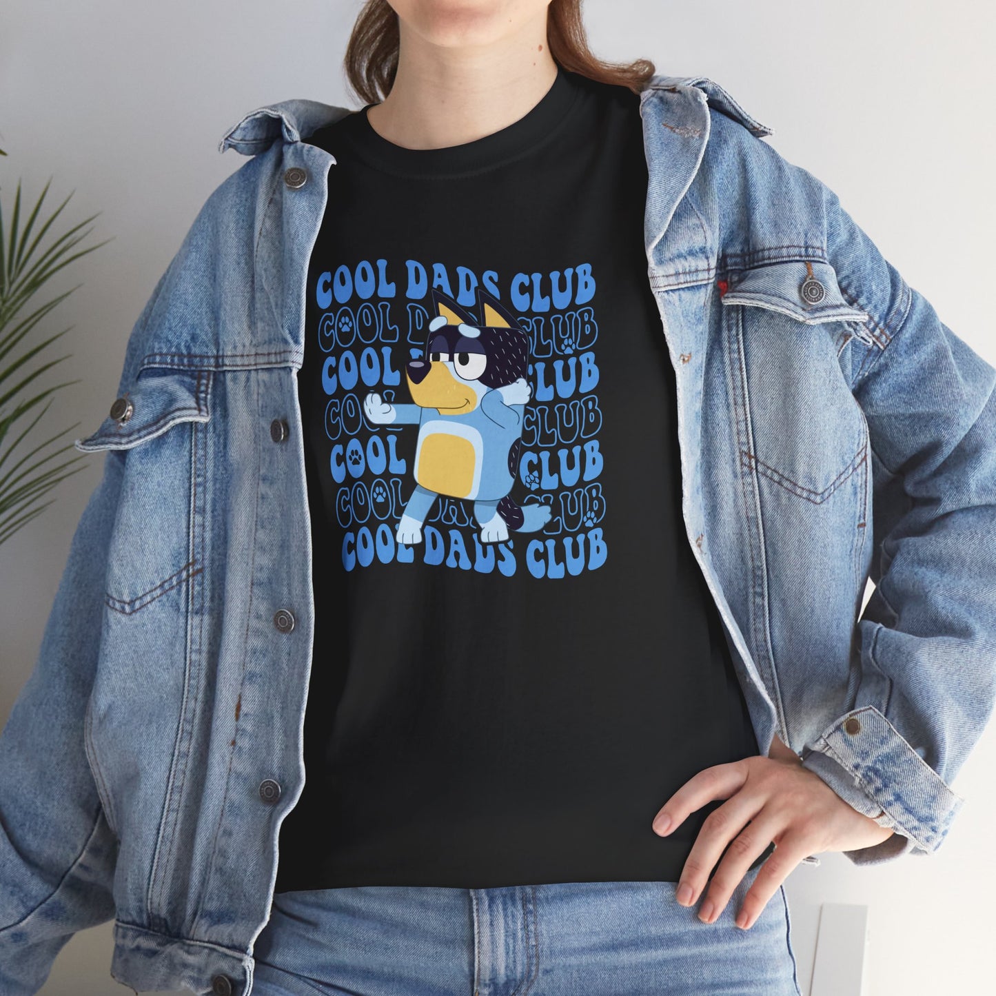 Princess Grace Bluey Cool Dads Club Unisex Heavy Cotton Tee