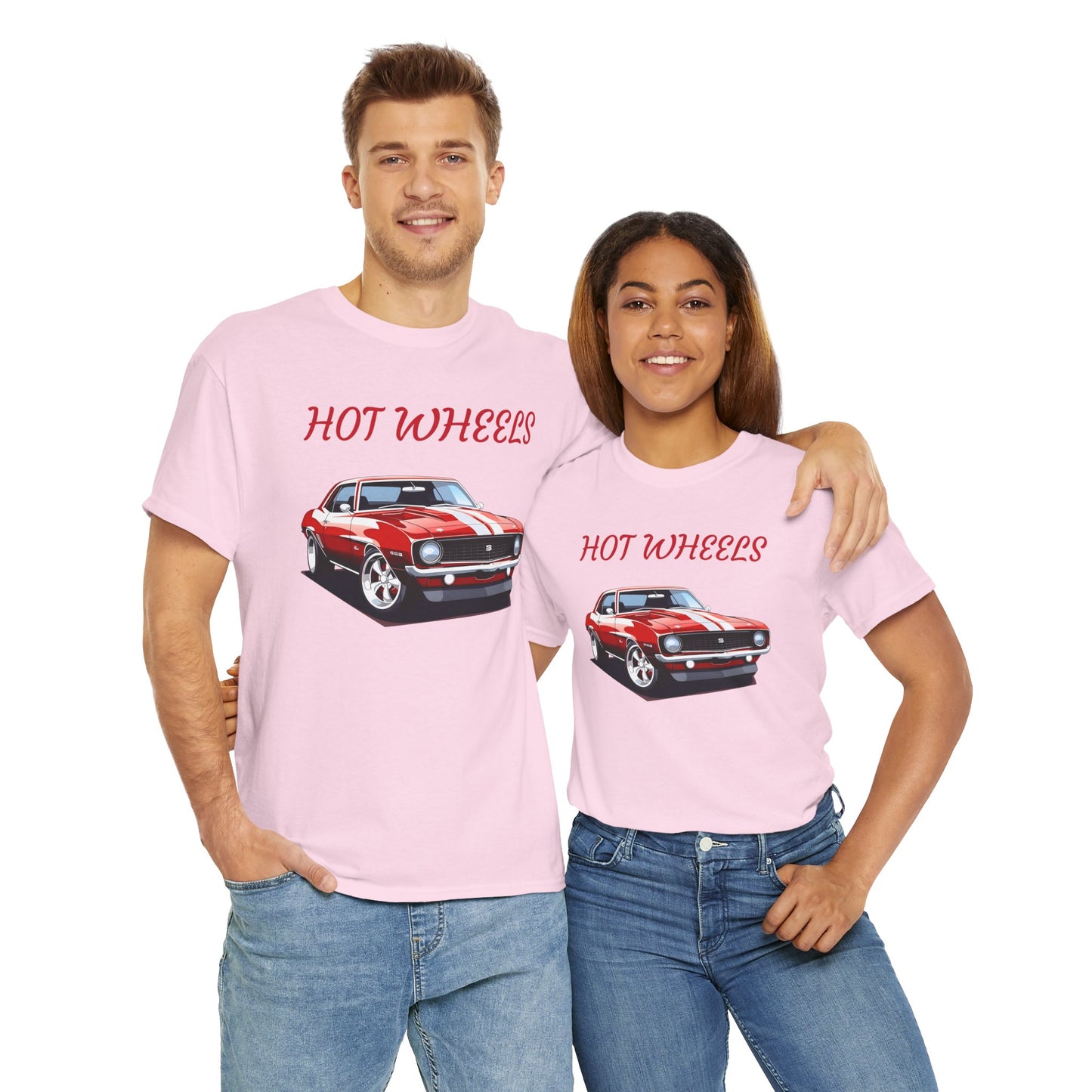 Princess Grace Hot Wheels Graphic Unisex Heavy Cotton Tee Perfect for Car Enthusiasts