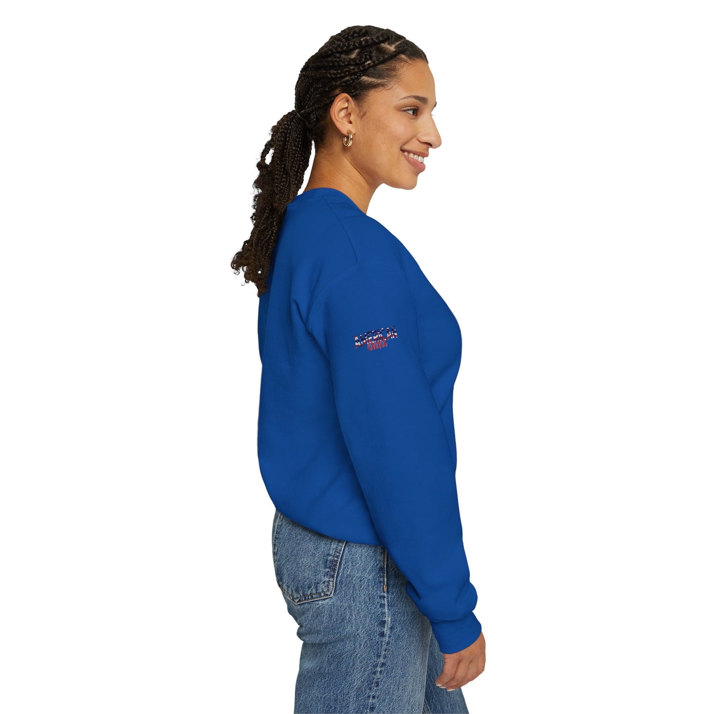Princess Grace American Dad Unisex Crewneck Sweatshirt Patriotic Gift for Father's Day