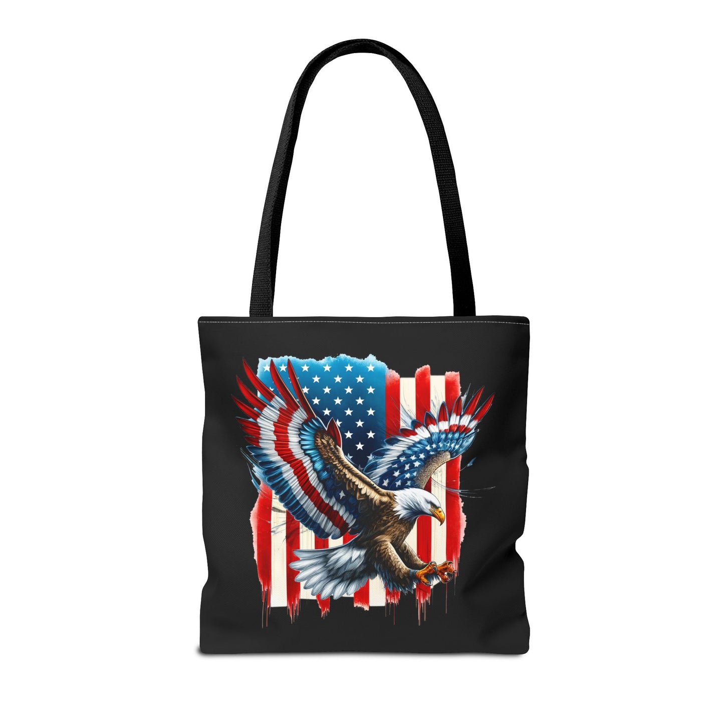 Princess Grace Patriotic Eagle Tote Bag American Flag Design