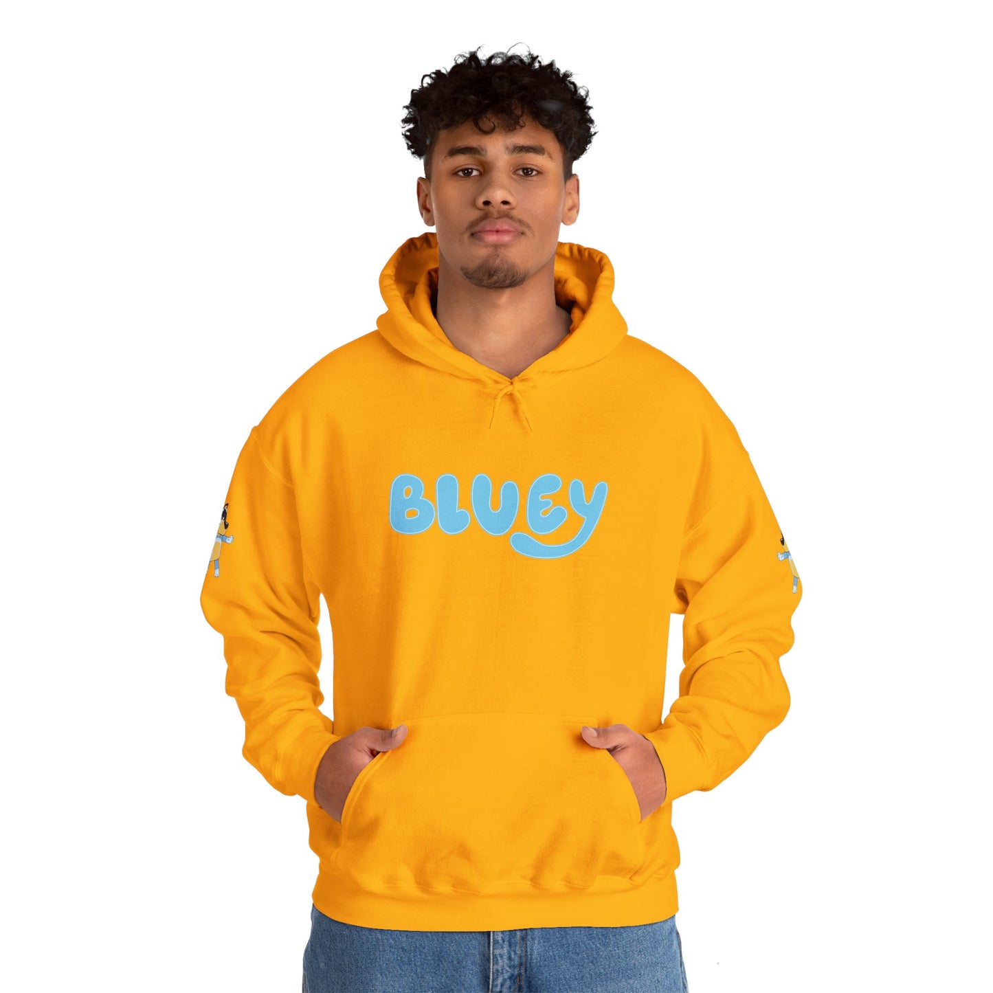 Princess Grace Bluey Unisex Hooded Sweatshirt Cozy Cartoon Style for Kids & Adults