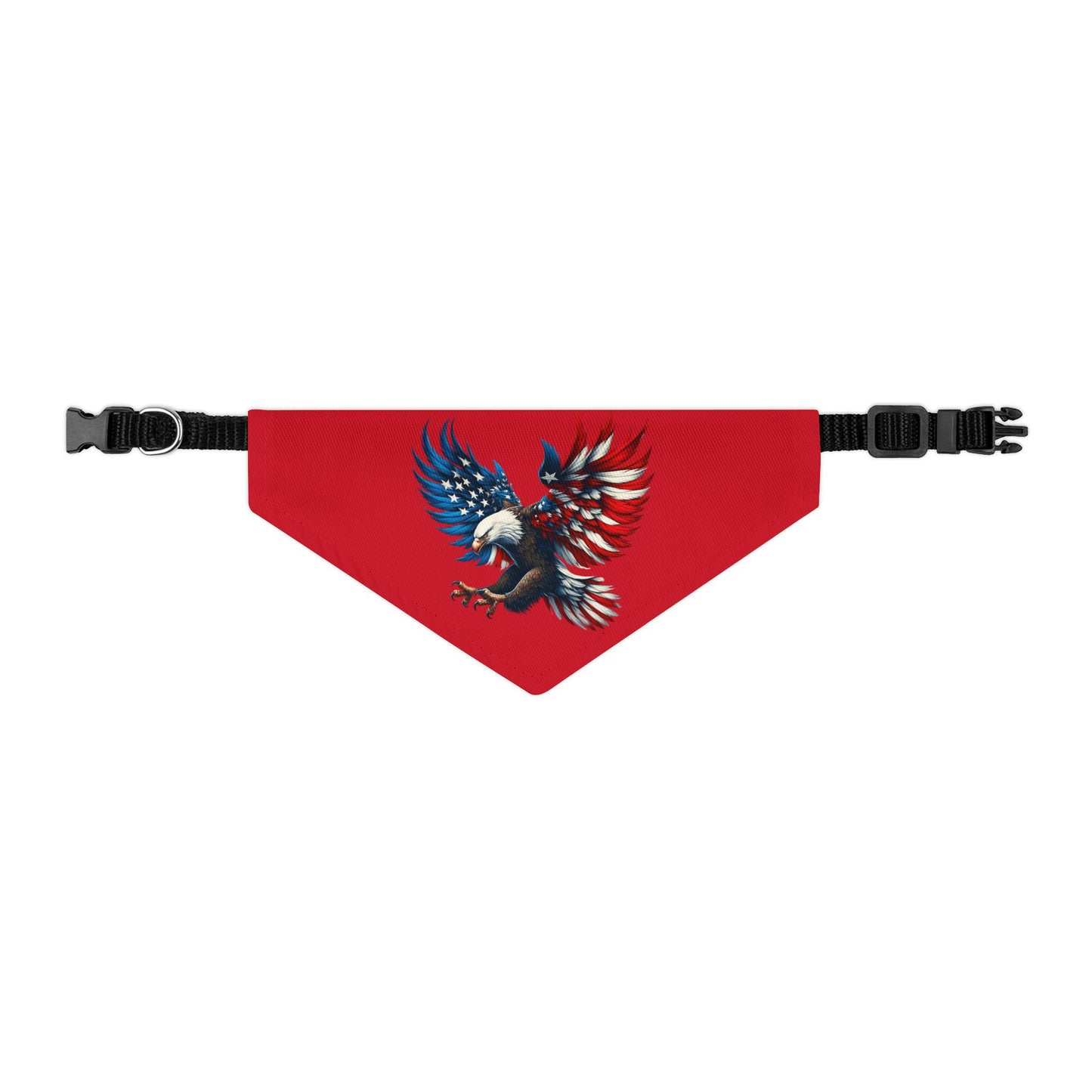 Princess Grace Patriotic Pet Bandana Collar American Eagle Design for Dogs