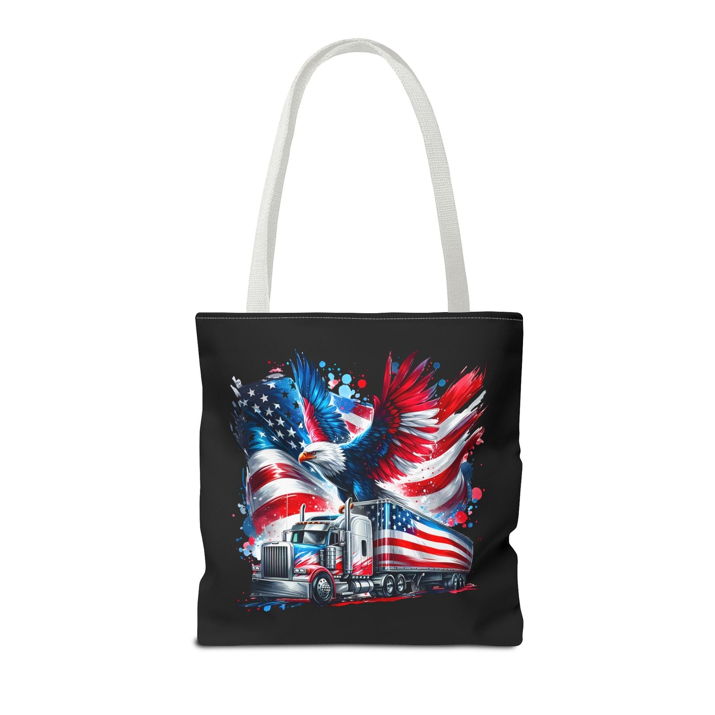 Princess Grace Patriotic Eagle Tote Bag Perfect for Truck Enthusiasts and July 4th Celebrations