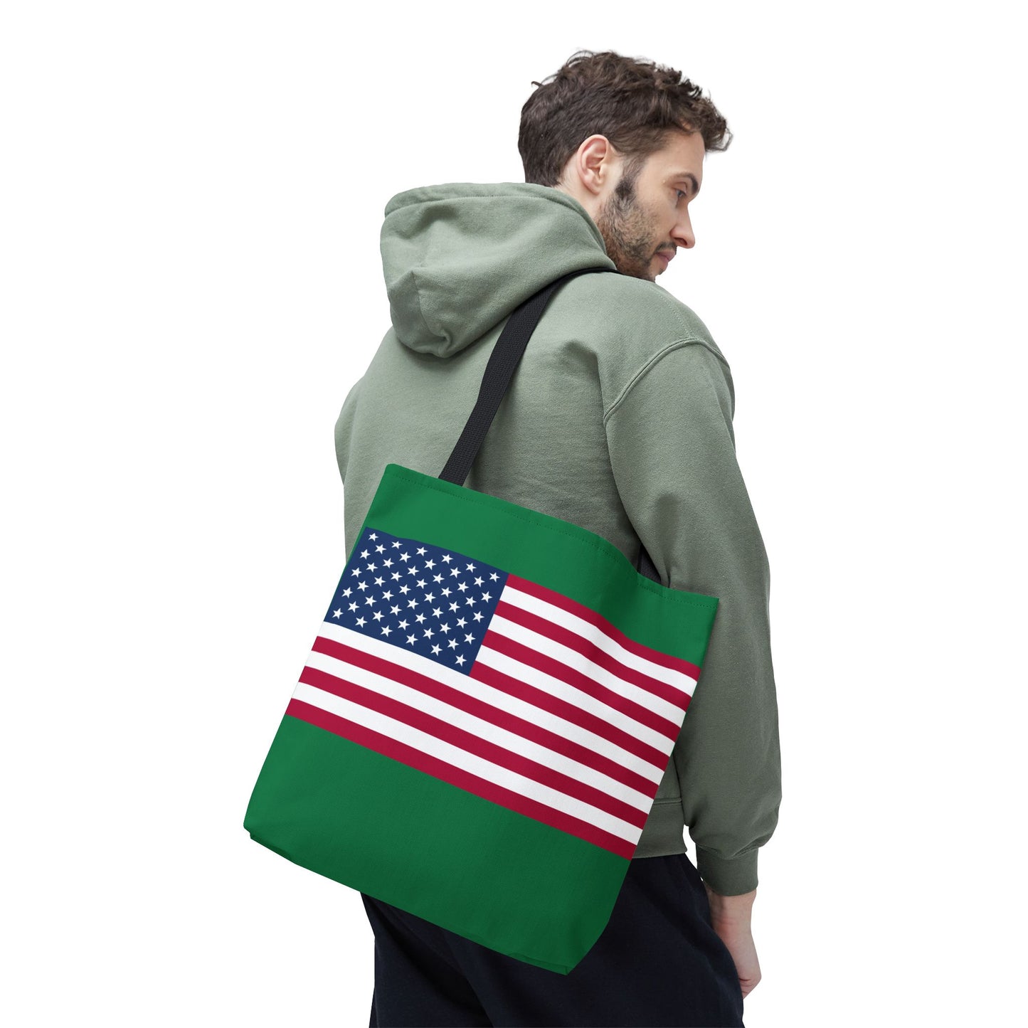 Princess Grace Patriotic Tote Bag USA Flag Design, Perfect for Independence Day