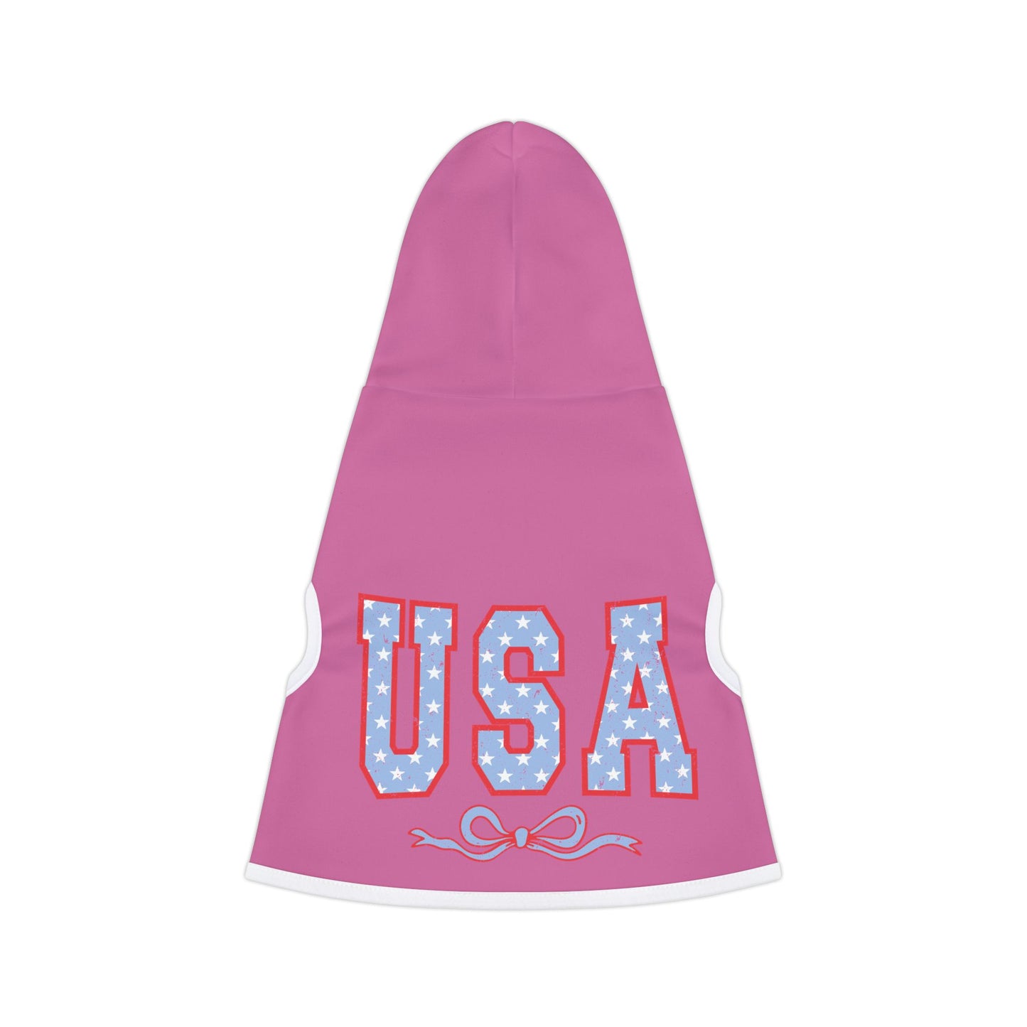 Princess Grace USA Flag Pet Hoodie Cute and Cozy Apparel for Dogs