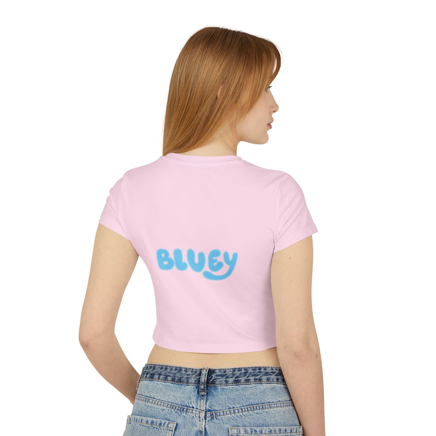 Princess Grace Bluey Cartoon Women's Baby Tee Fun & Playful Kids Apparel