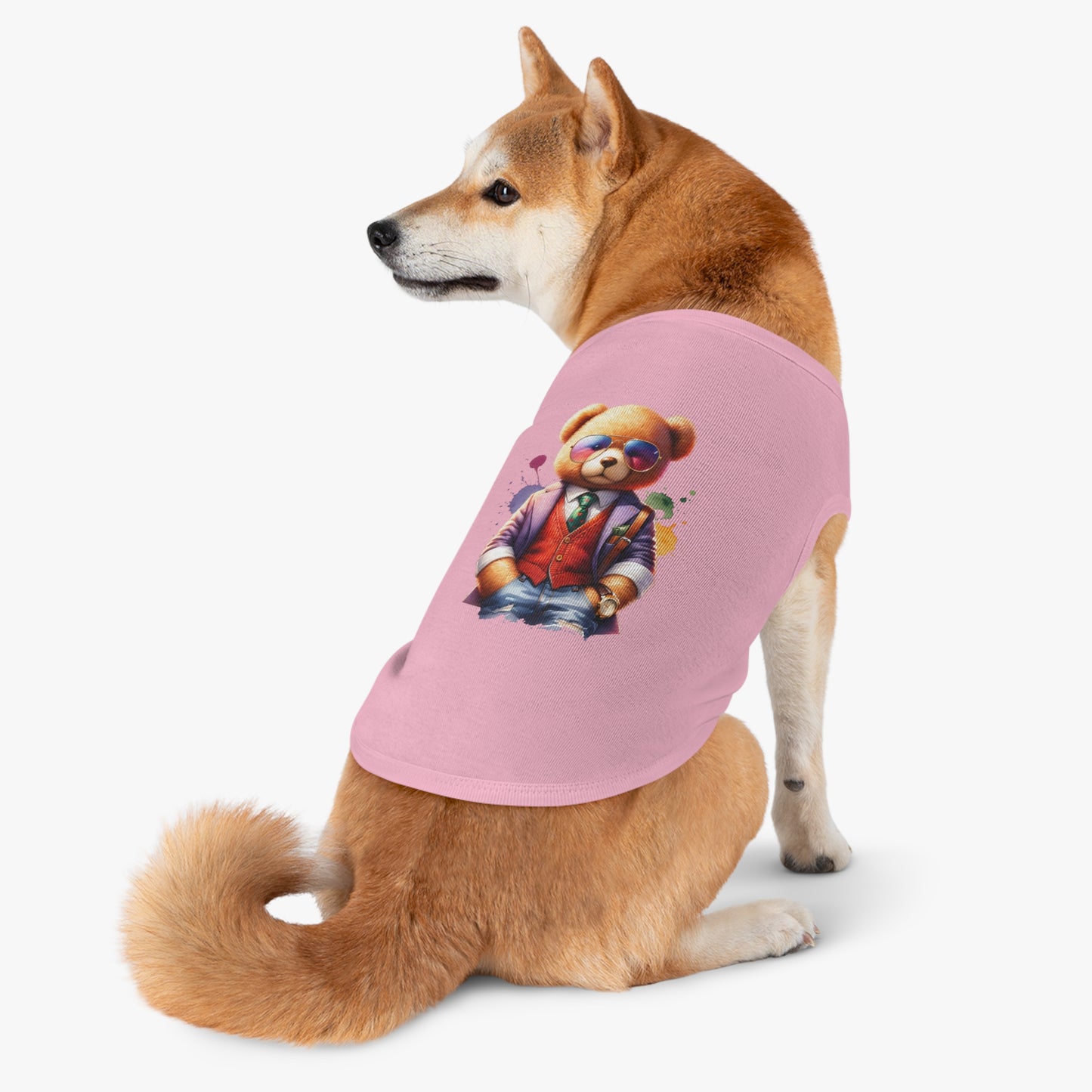 Princess Grace CUTE Stylish Pet Tank Top Trendy Bear Design for Small Dogs & Cats