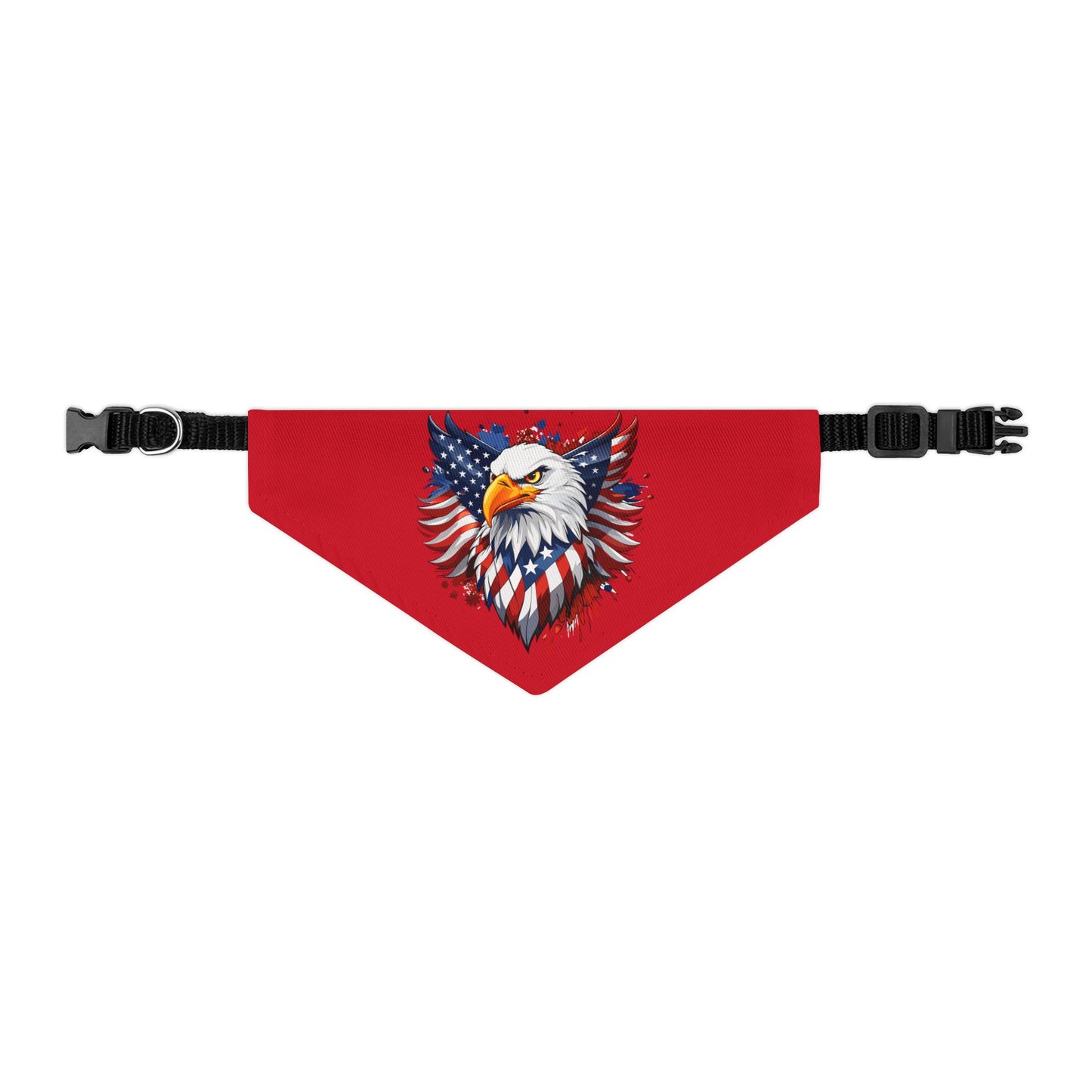 Princess Grace Patriotic Pet Bandana Collar Eagle Design for Dogs