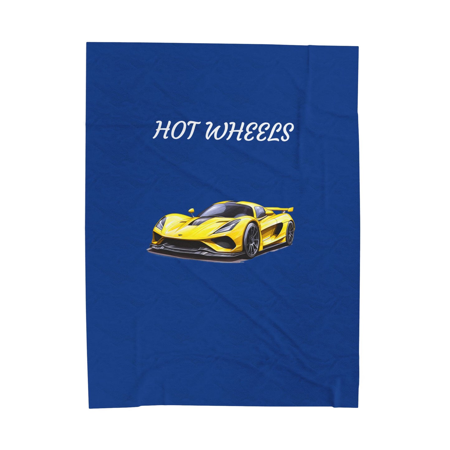 Princess Grace Hot Wheels Velveteen Plush Blanket Cozy Car Themed Throw for Kids & Enthusiasts