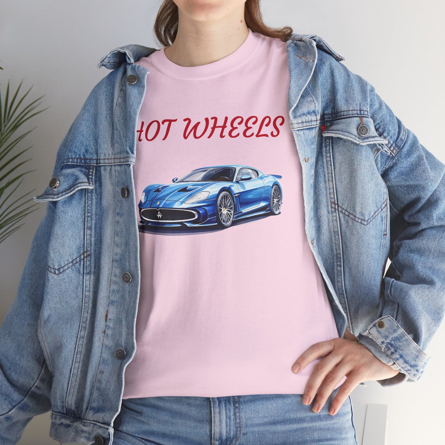 Princess Grace Hot Wheels Unisex Heavy Cotton Tee Classic Car Graphic T-Shirt for Auto Enthusiasts