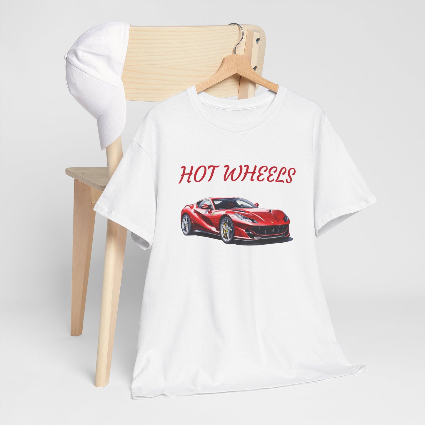 Princess Grace Hot Wheels Unisex Heavy Cotton Tee Car Lovers Graphic T-Shirt