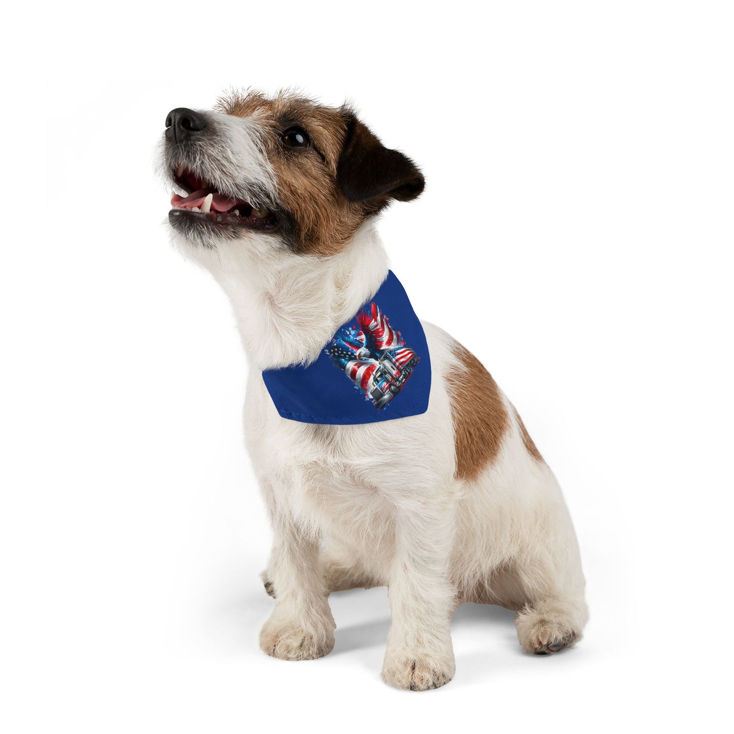 Princess Grace Patriotic Pet Bandana Collar USA Flag Design for Dogs
