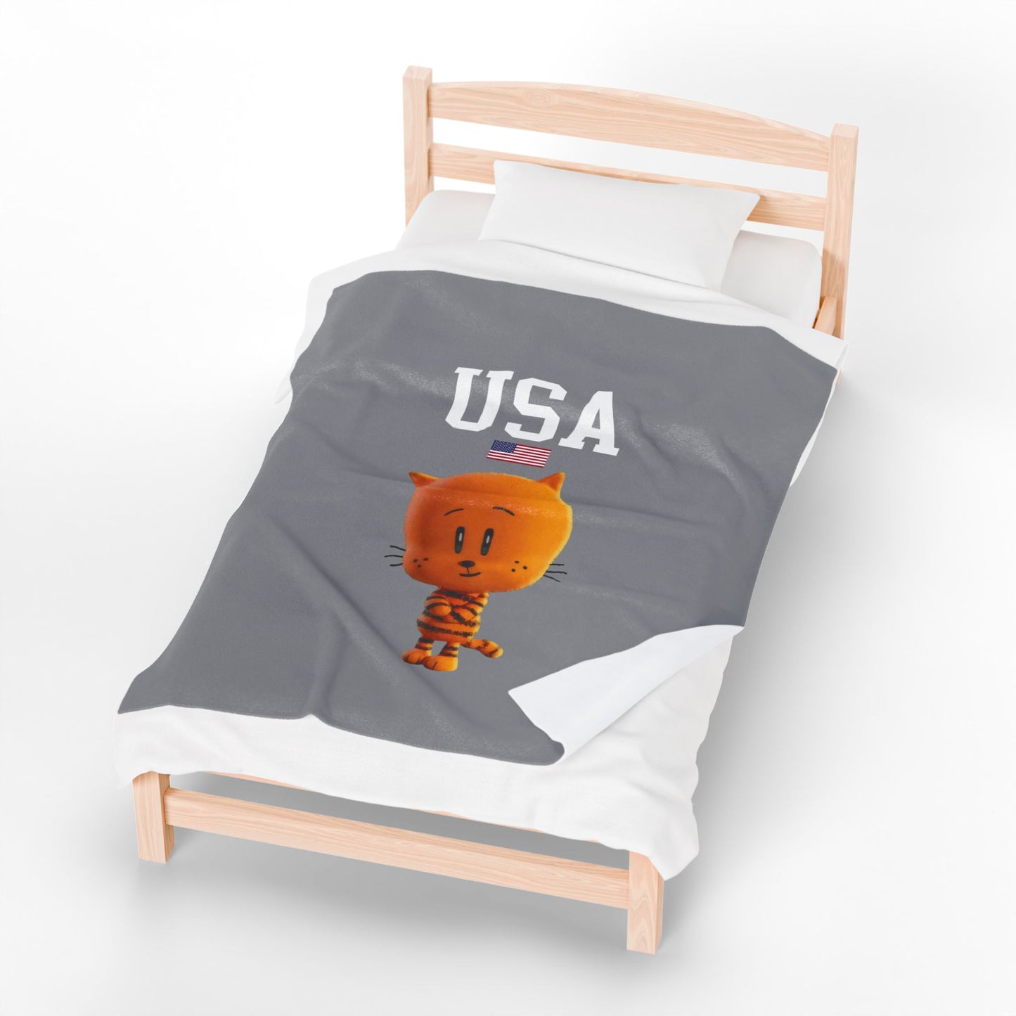 Princess Grace TEAM USA Velveteen Plush Blanket