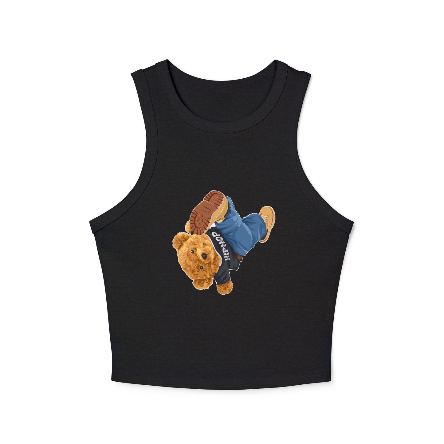 Princess Grace Cute Teddy Bear Racer Tank Top for Women