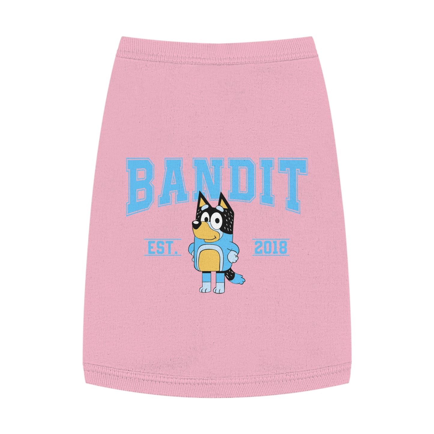 Princess Grace BLUEY Cute Dog Tank Top 'Bandit' Pet Apparel for Stylish Dogs