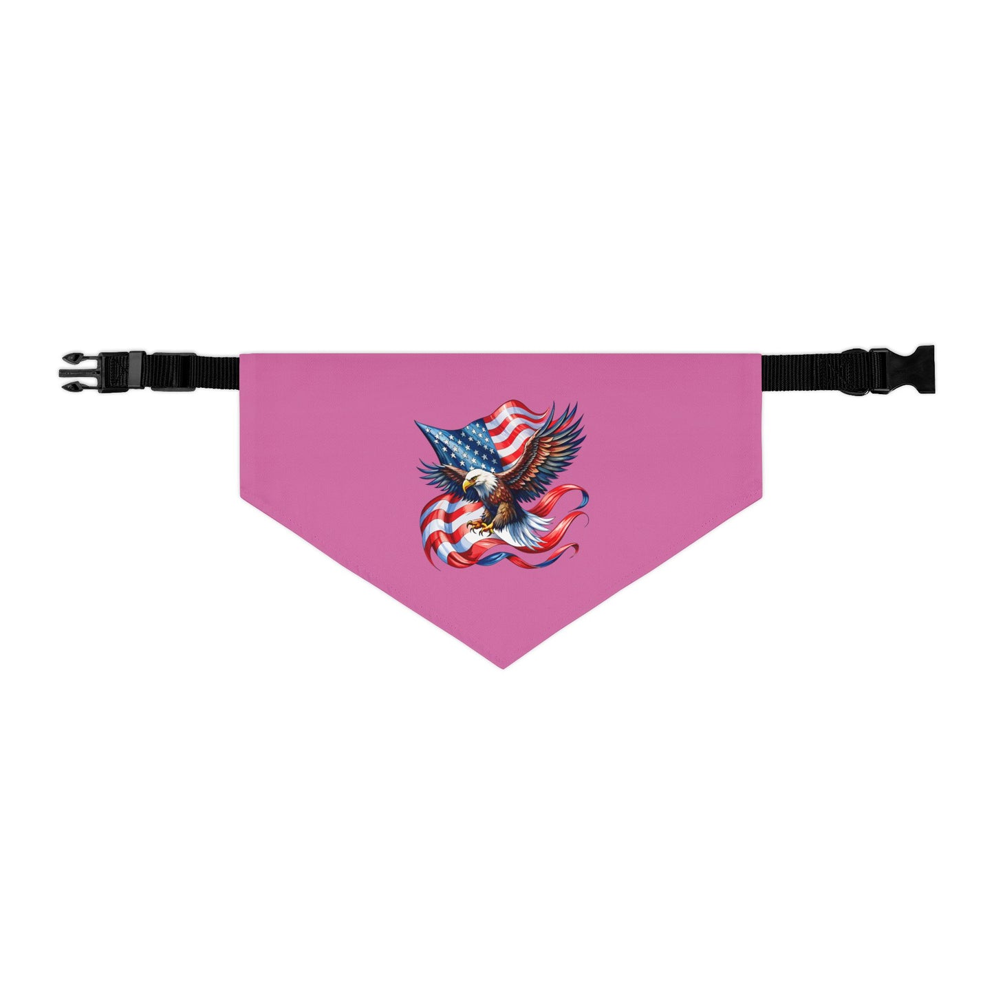 Princess Grace Patriotic Eagle Pet Bandana Collar Perfect for Independence Day & Summer Celebrations