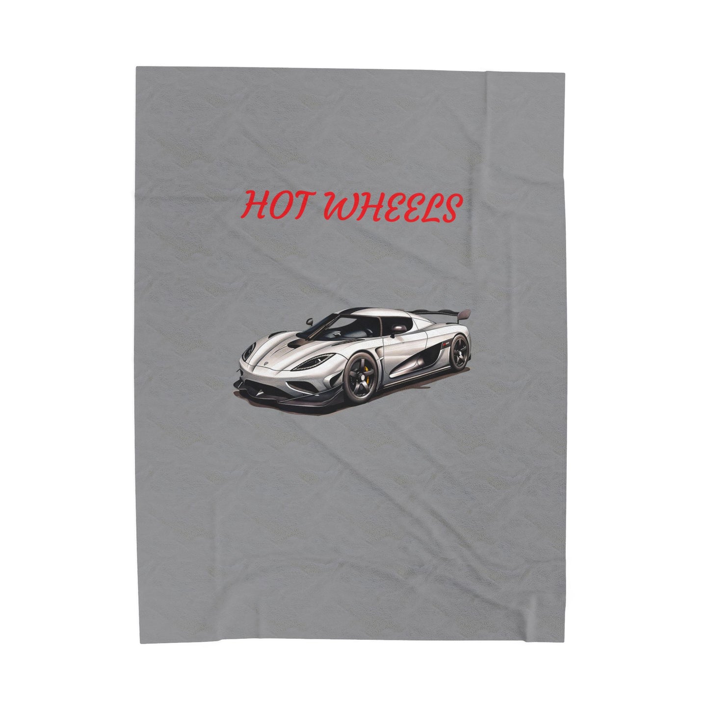 Princess Grace Hot Wheels Velveteen Plush Blanket Soft & Cozy Car Themed Throw for Kids and Car Enthusiasts