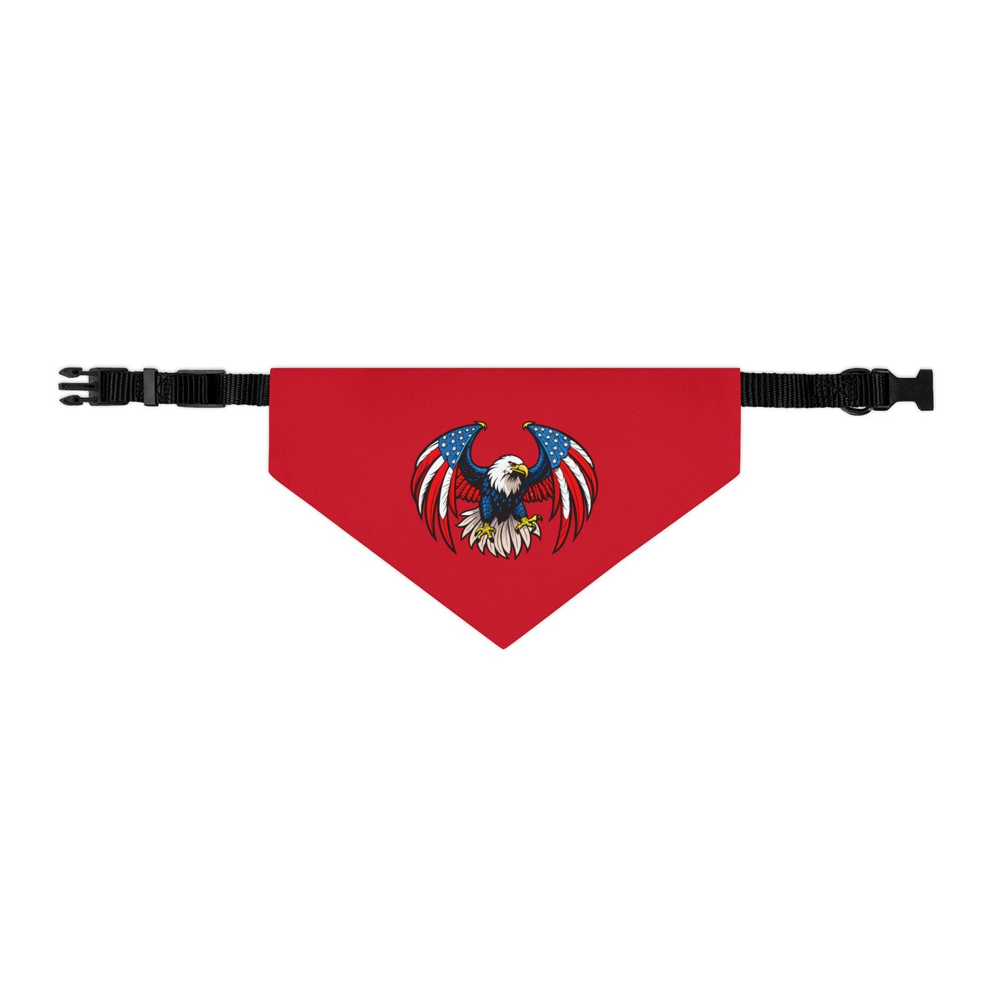 Princess Grace Patriotic Eagle Pet Bandana Stylish Dog Collar for Independence Day Celebrations