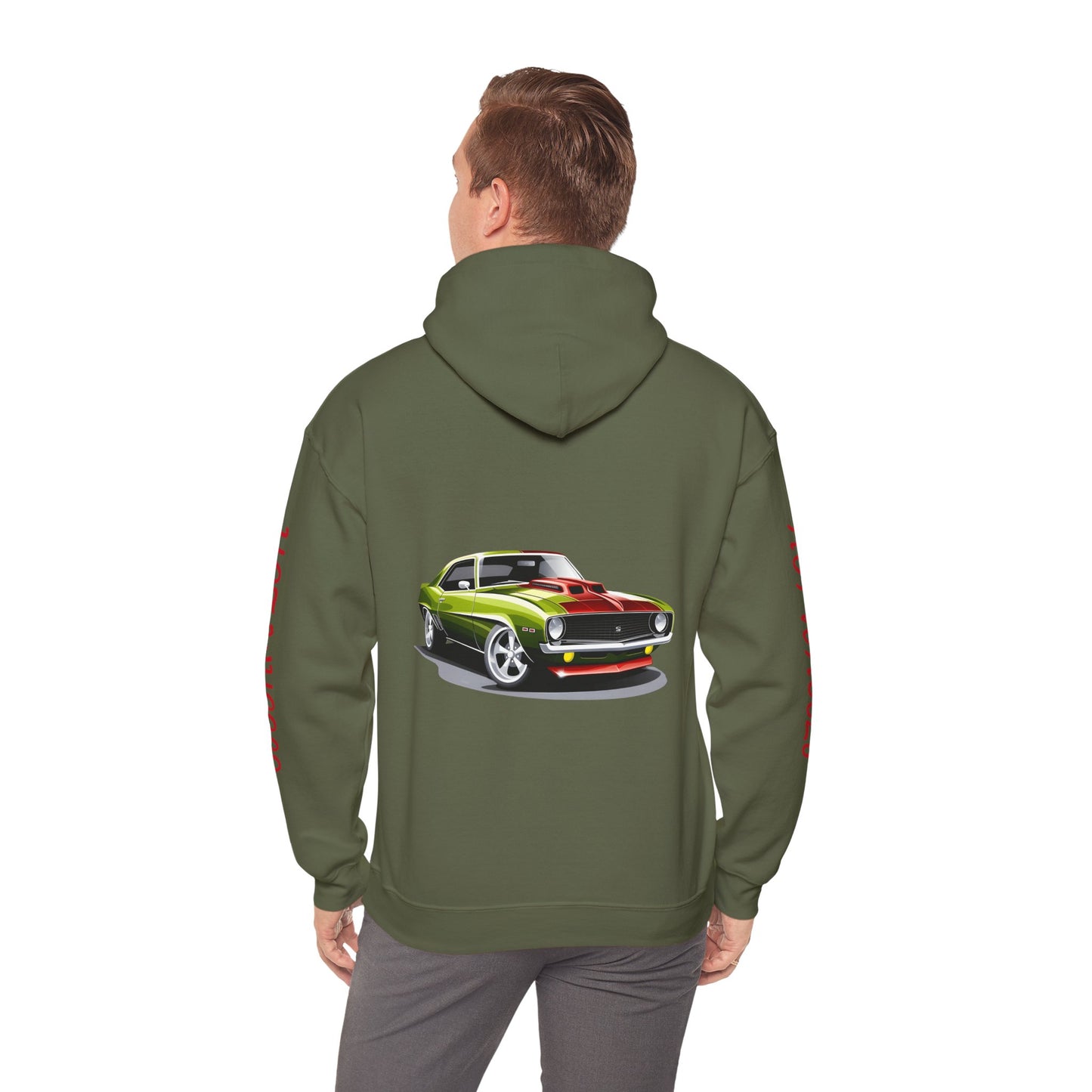 Princess Grace Retro Hot Wheels Graphic Hoodie for Car Enthusiasts