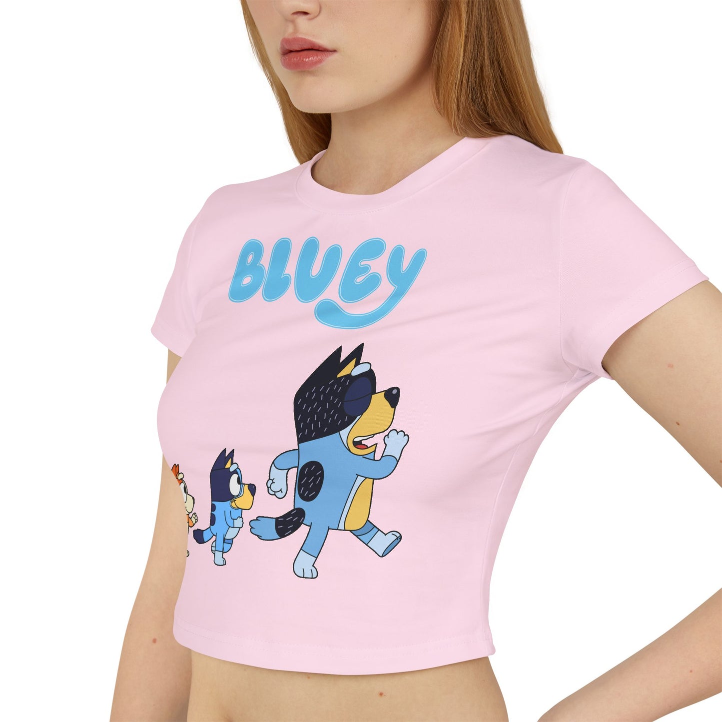 Princess Grace Bluey Graphic Baby Tee Cute Cartoon T-Shirt for Playtime