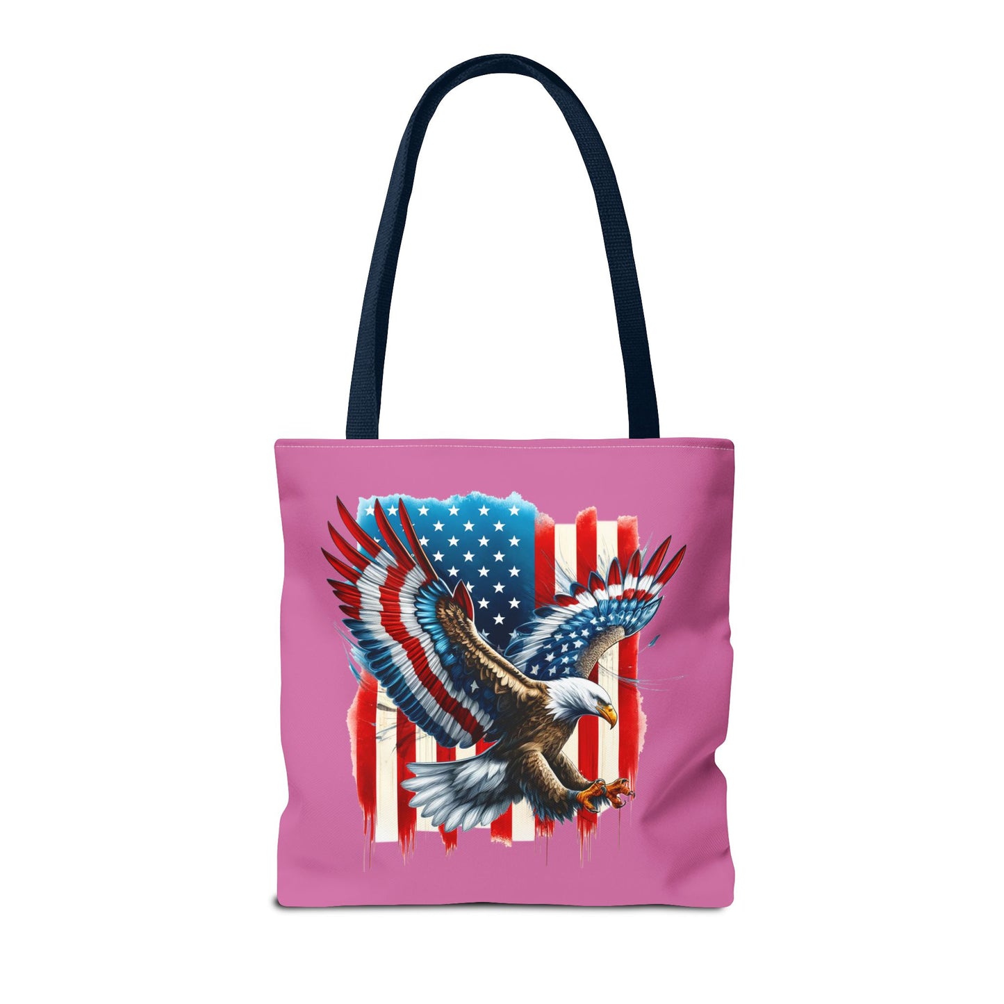 Princess Grace Patriotic Eagle Tote Bag American Flag Design