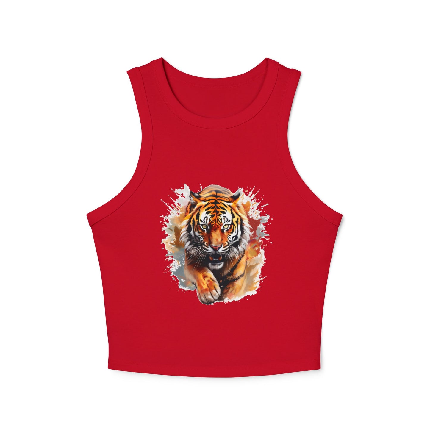 Princess Grace Fierce & Cute Tiger Print Tank Top for Women