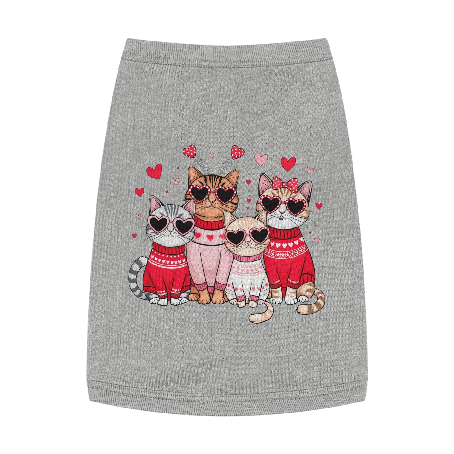 Princess Grace CUTE Adorable Cat Lovers Pet Tank Top Cute Heart Design for Stylish Pets