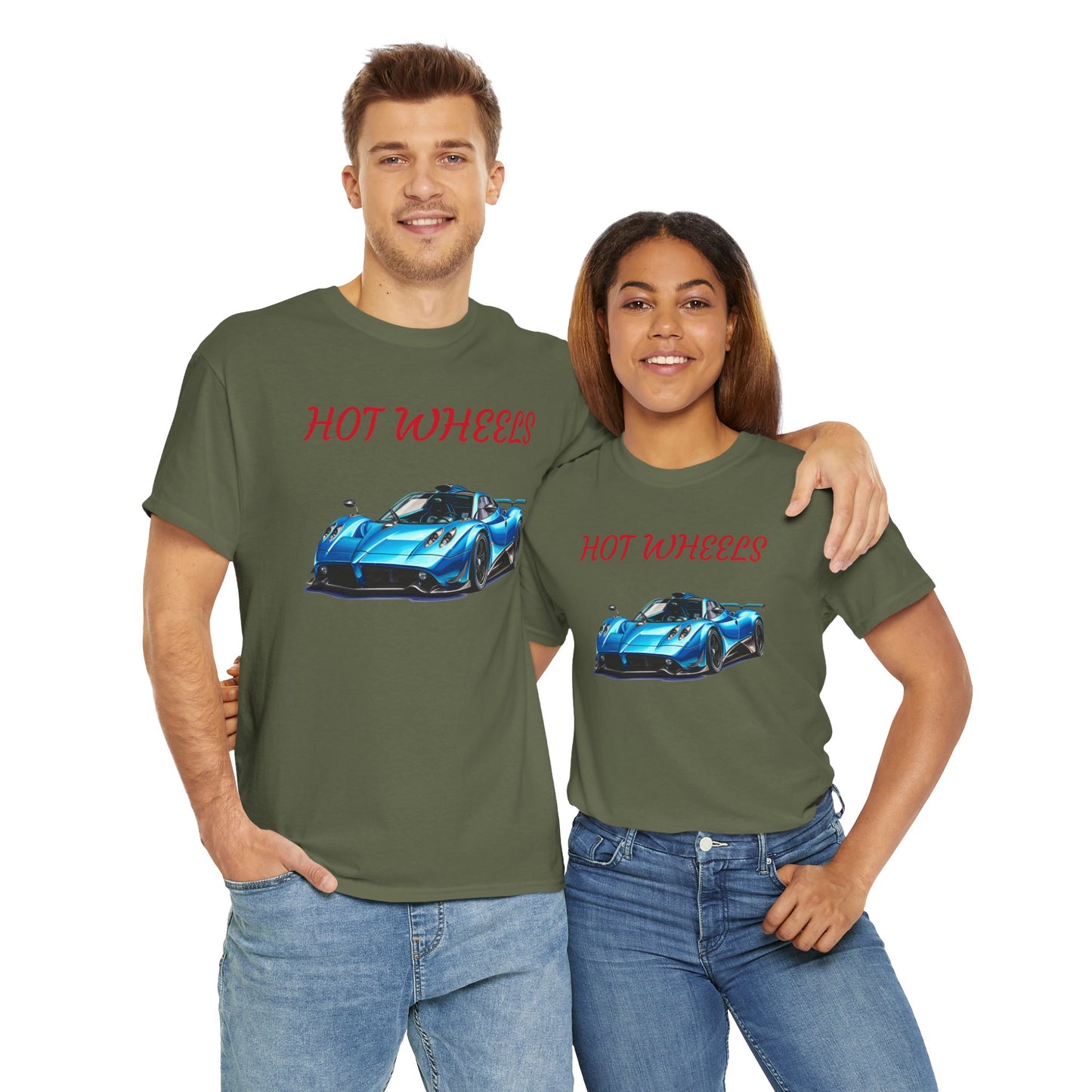Princess Grace Hot Wheels Unisex Heavy Cotton Tee Perfect for Car Enthusiasts