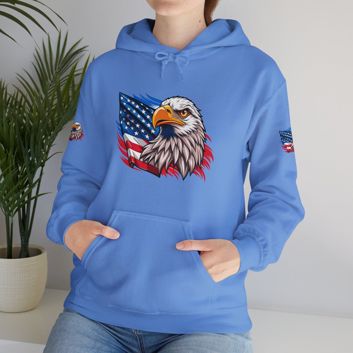 Princess Grace Patriotic Eagle Unisex Heavy Blend Hoodie