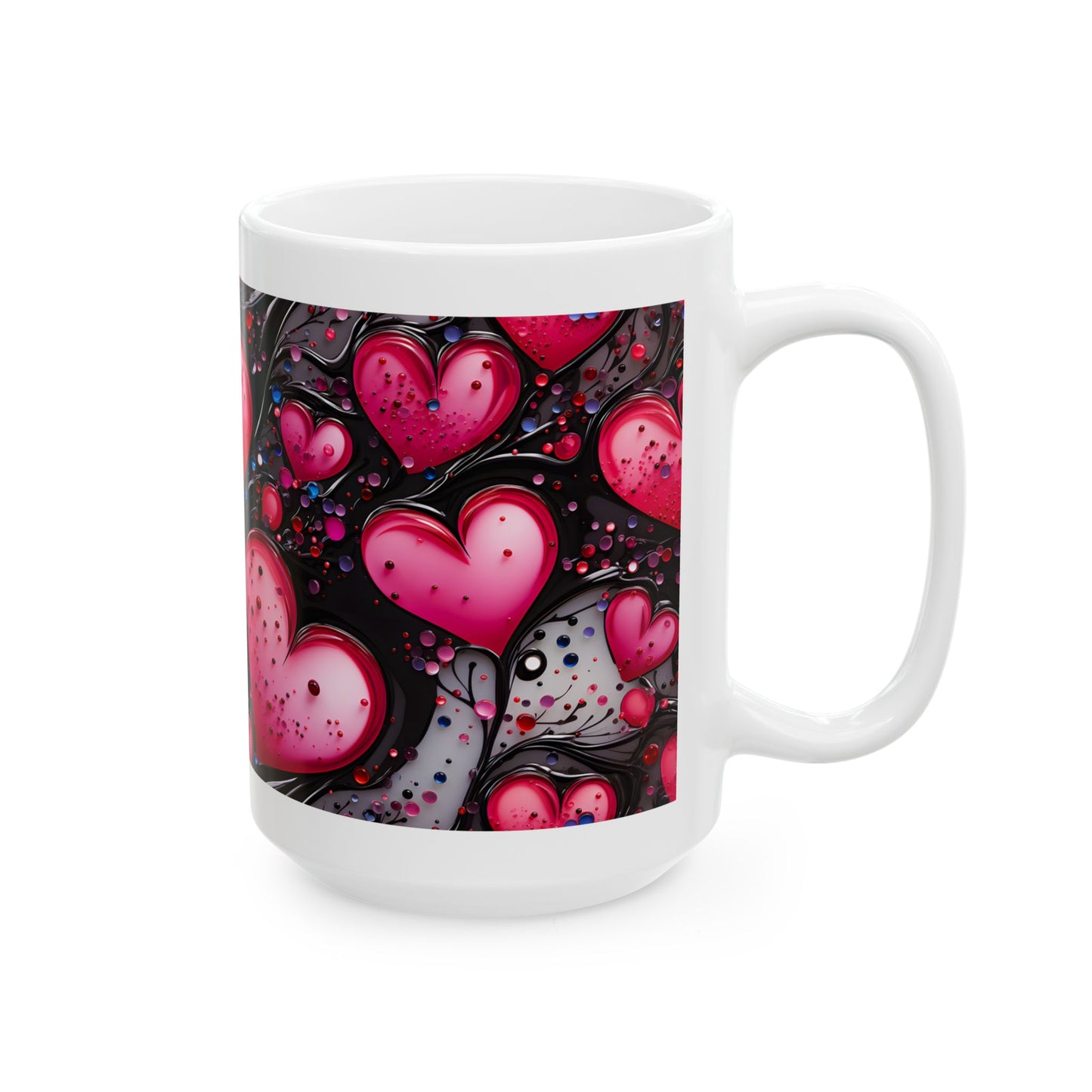 Princess Grace Heartfelt Love Ceramic Mug Perfect Gift for Valentine's Day & Romantic Moments